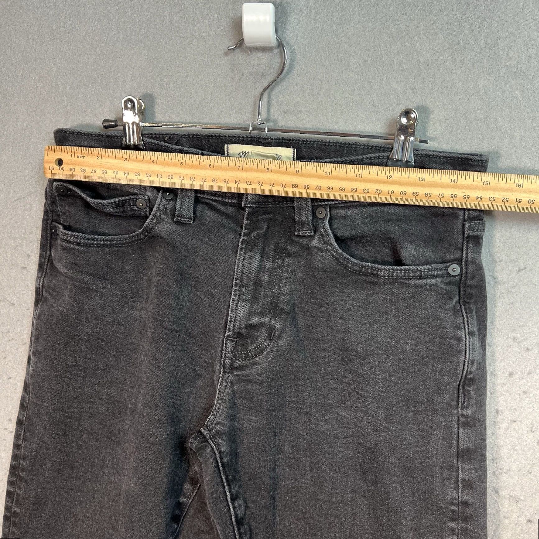 Madewell VINTAGE Madewell Jeans Women's 29x30 Black Medium Wash Slim Fit Denim Womens Size 29" - 3 Thumbnail