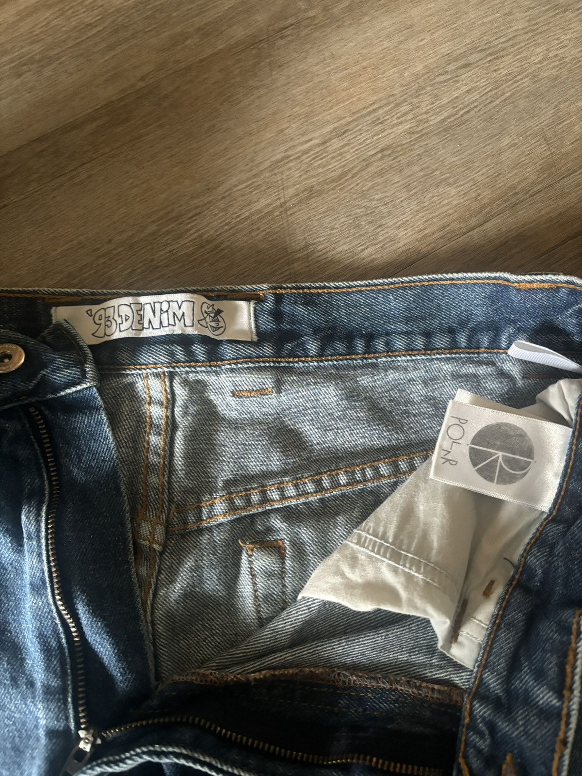 Polar Skate Co. Polar 93 Denim Size US 32 / EU 48 - 3 Thumbnail