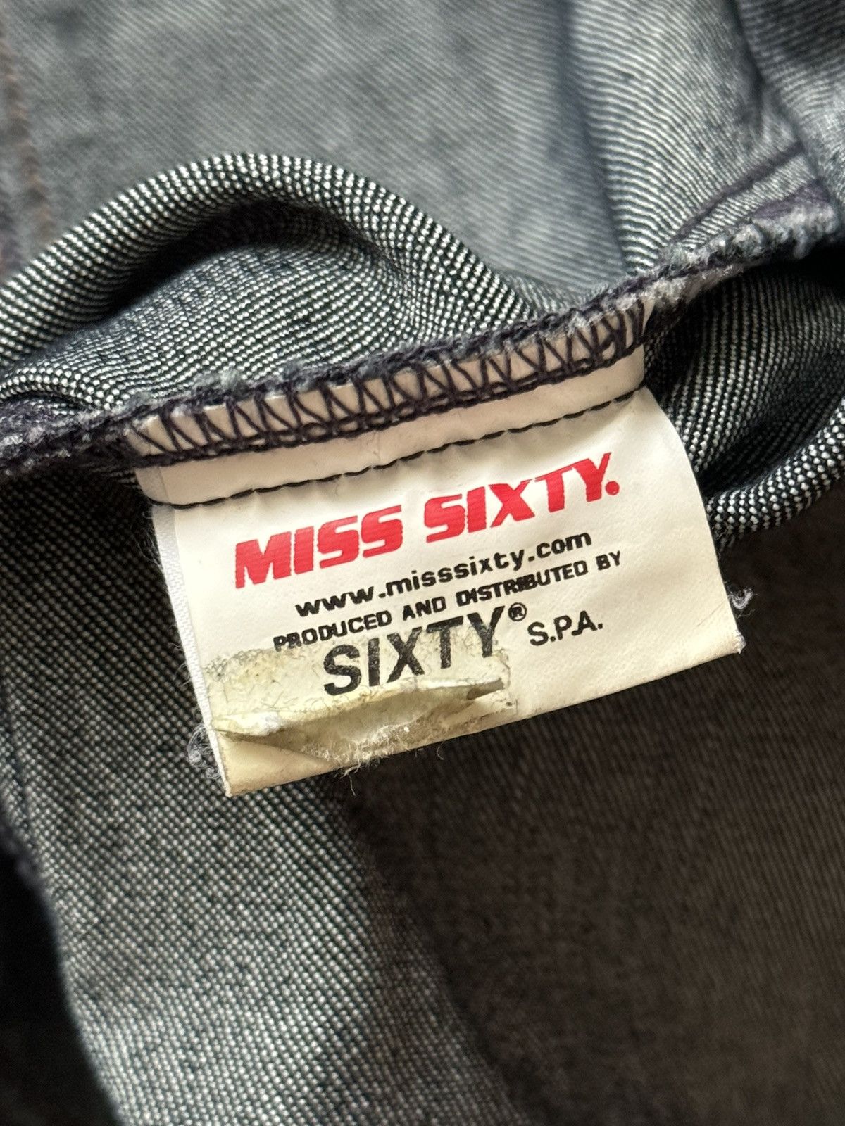 Miss Sixty × Vintage Miss sixty S denim button up jacket bomber y2k Size S / US 4 / IT 40 - 9 Thumbnail