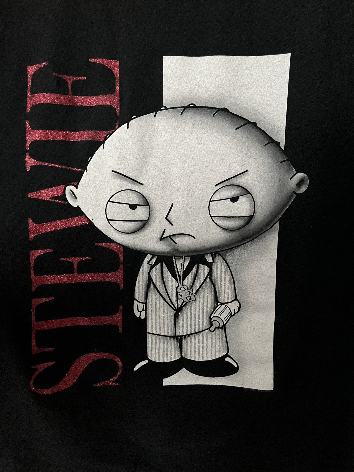 Vintage Vintage Stewie Gangster Shirt Size US XL / EU 56 / 4 - 2 Thumbnail