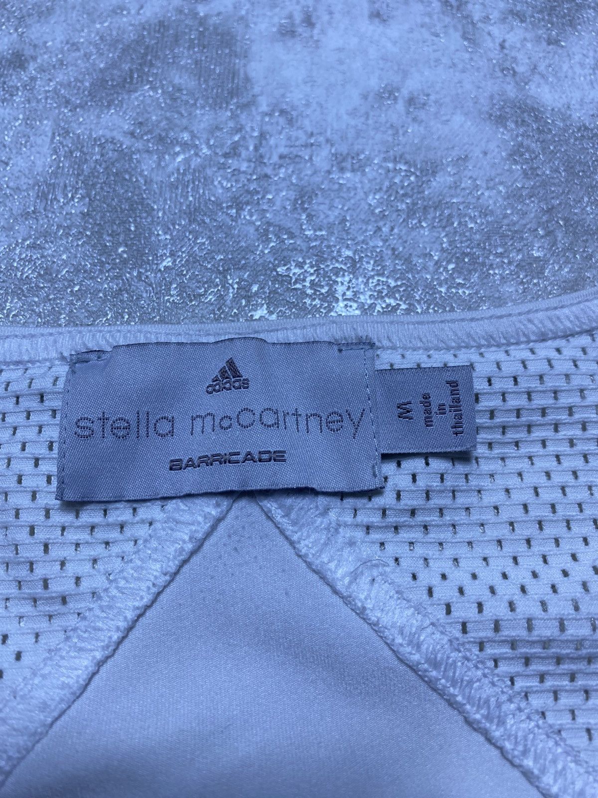 Adidas × Stella McCartney Adidas by Stella McCartney Mesh Quarter-Zip Long Sleeve Top Size M / US 6-8 / IT 42-44 - 5 Thumbnail
