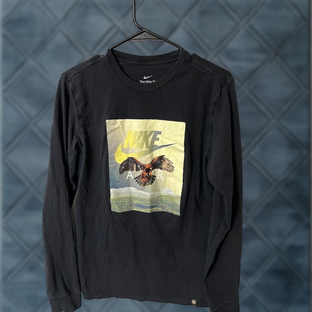 Nike Nike Dri-Fit Black Long Sleeve Shirt Small Mens Tee Size US S / EU 44-46 / 1 - 1 Thumbnail