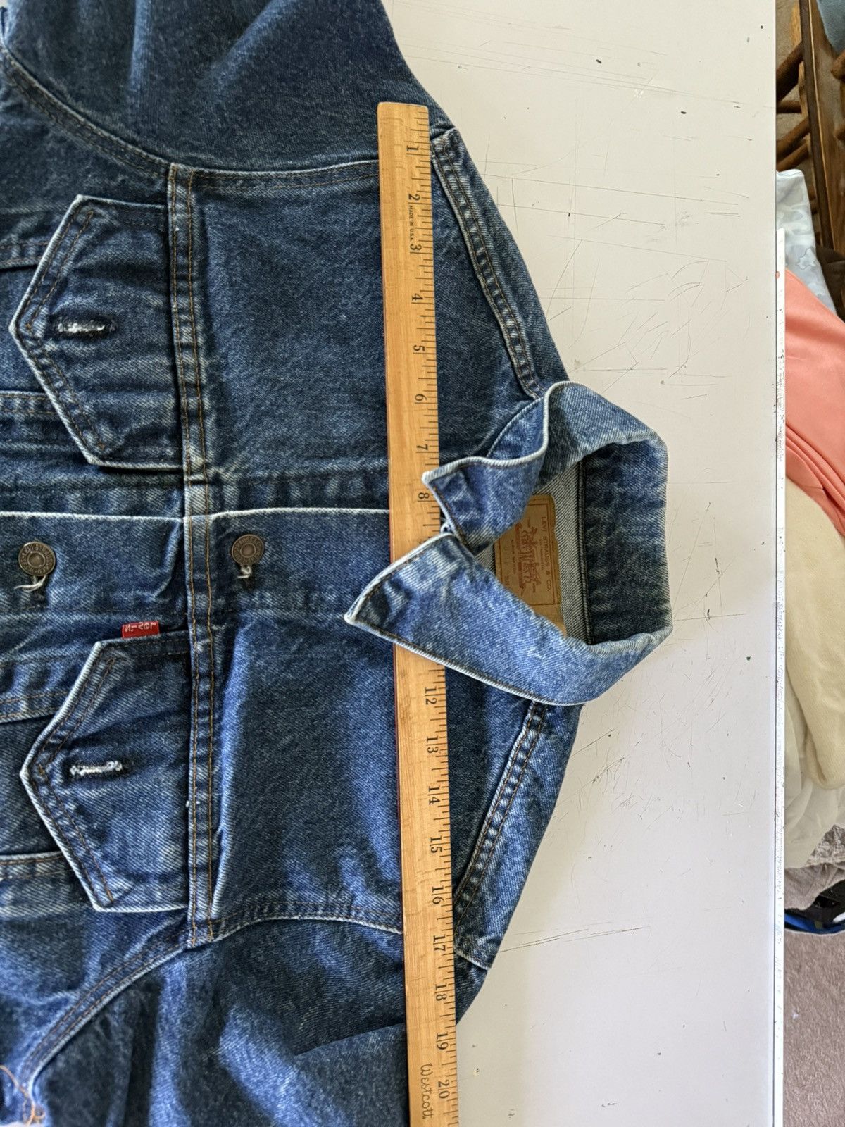 Levi's Vintage Clothing Vintage Levi's Trucker Jacket Men size 40 70506 Made in USA Size US L / EU 52-54 / 3 - 11 Thumbnail