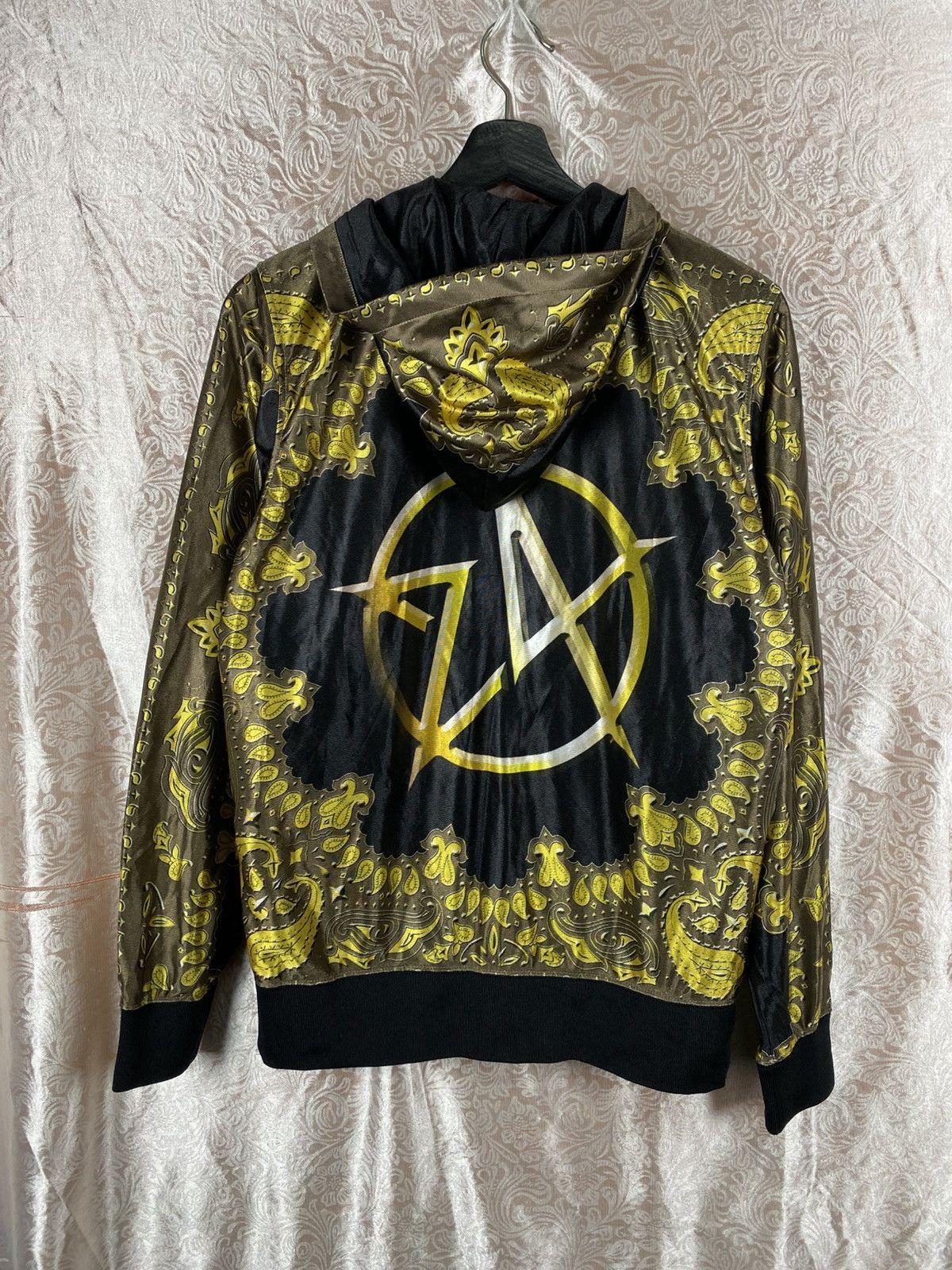 Japanese Brand 24 Karats Gold Diggers Full Print Hoodie Jacket Bandana Gold Size US S / EU 44-46 / 1 - 9 Thumbnail
