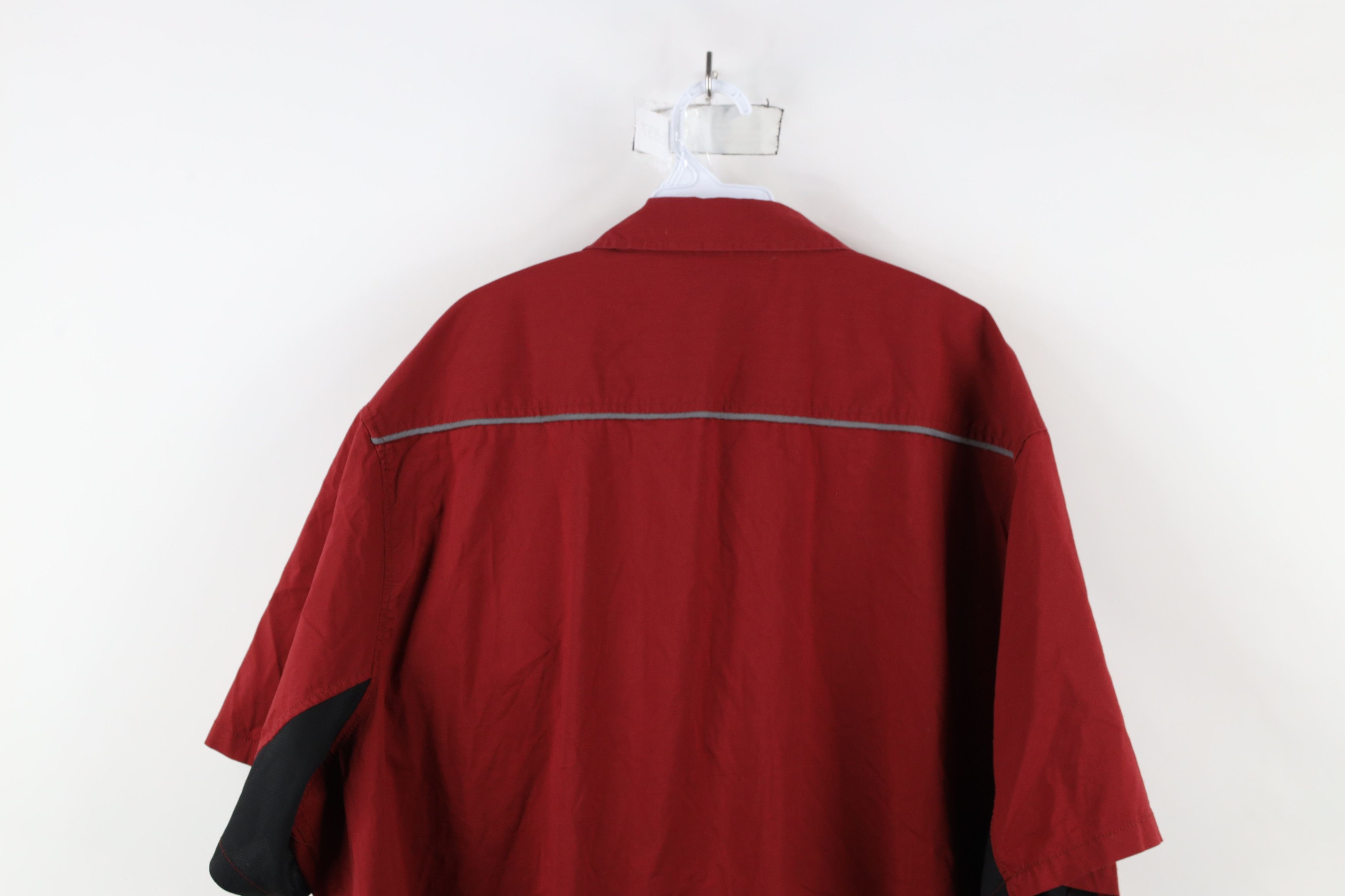 Harley Davidson × Vintage Vintage Harley Davidson Reflective Mechanic Button Shirt Red Size US XXL / EU 58 / 5 - 13 Thumbnail