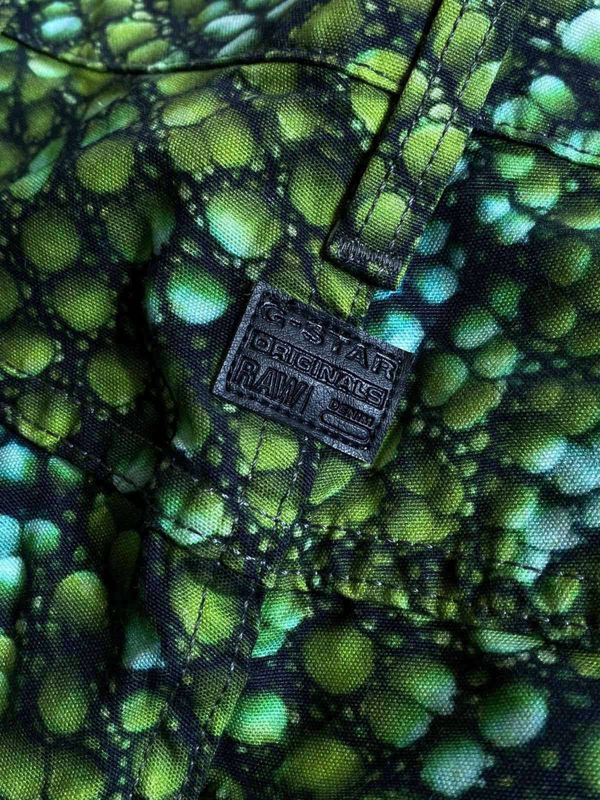 G-Star × Pharrell Pharrell & Gstar elwood 3D 5622 green iguana pants Size US 29 - 14 Thumbnail