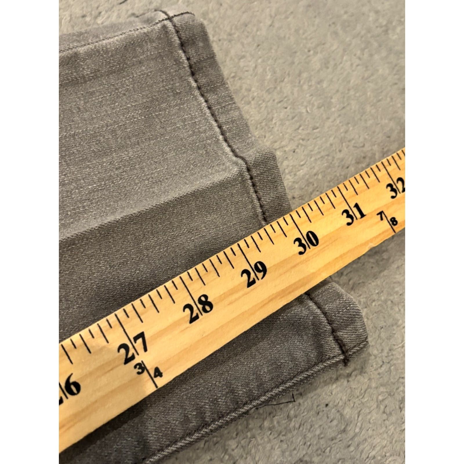 Charter Club Charter Club Jeans Womens 8 Gray Lexington Straight Leg Creased Casual Size 30" / US 8 / IT 44 - 6 Thumbnail