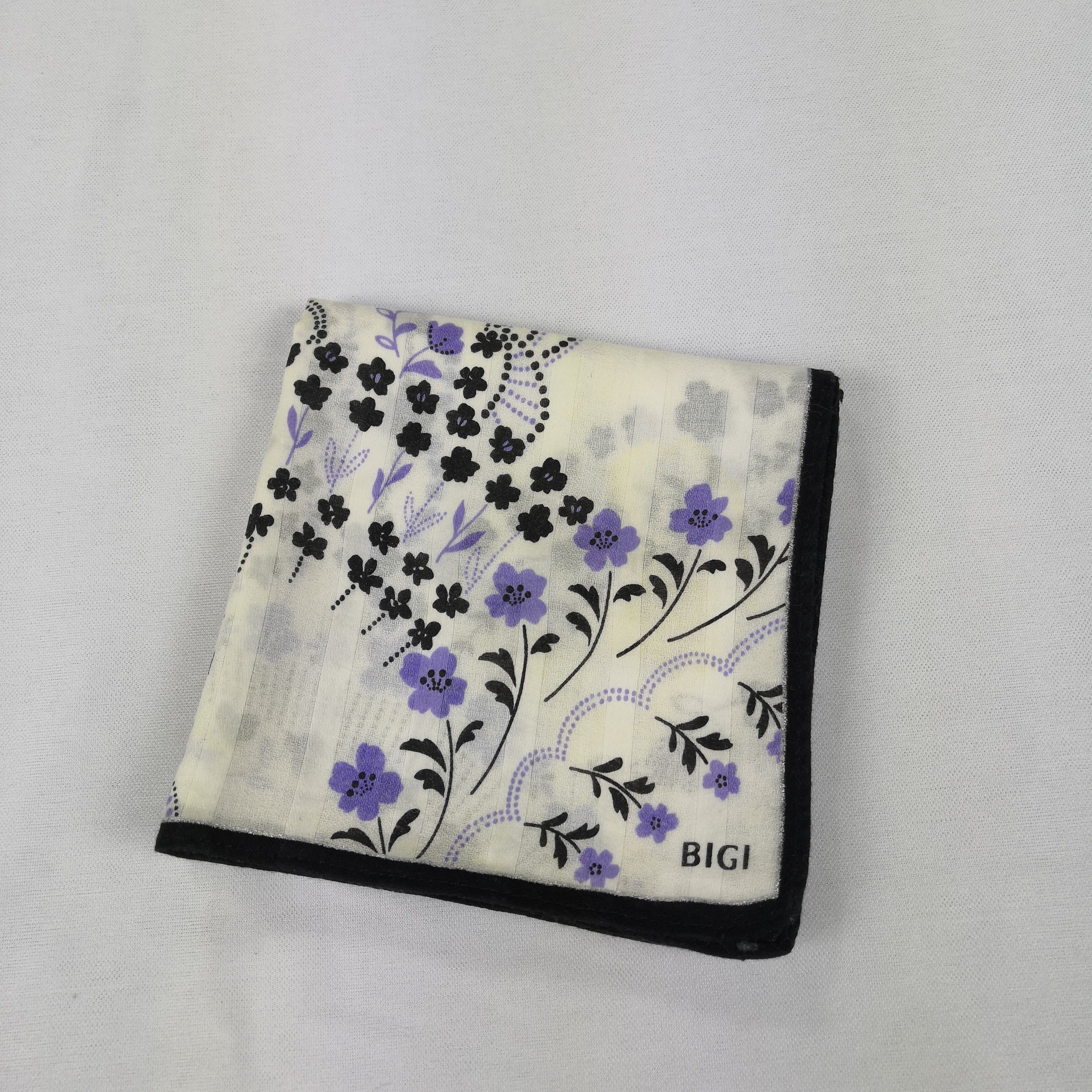 BIGI × Vintage Vintage BIGI Scarf Neckerchief Bandana Handkerchief Size ONE SIZE - 4 Thumbnail