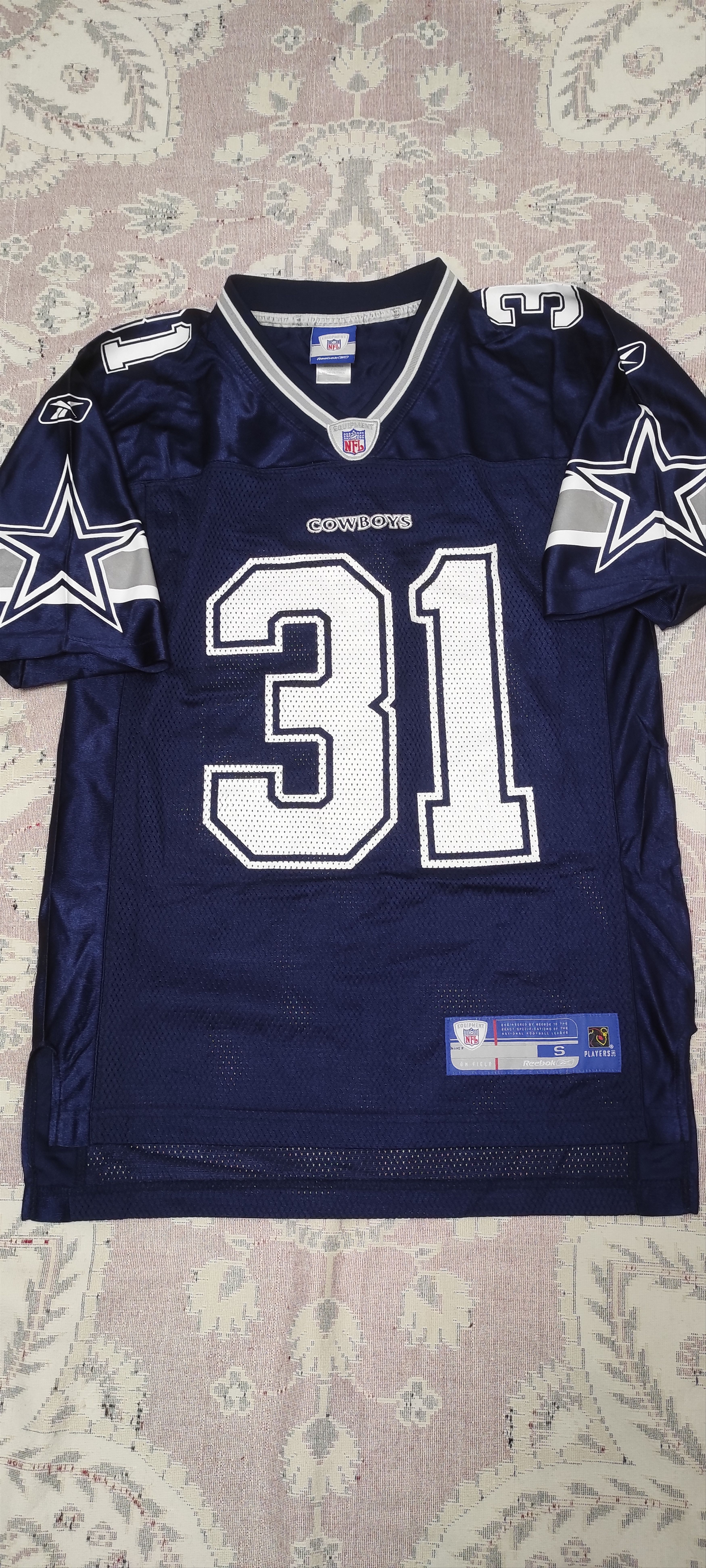 image of Vintage Reebok Nfl Dallas Cowboys Roy Williams 31 Jersey in Black, Men's (Size Small)