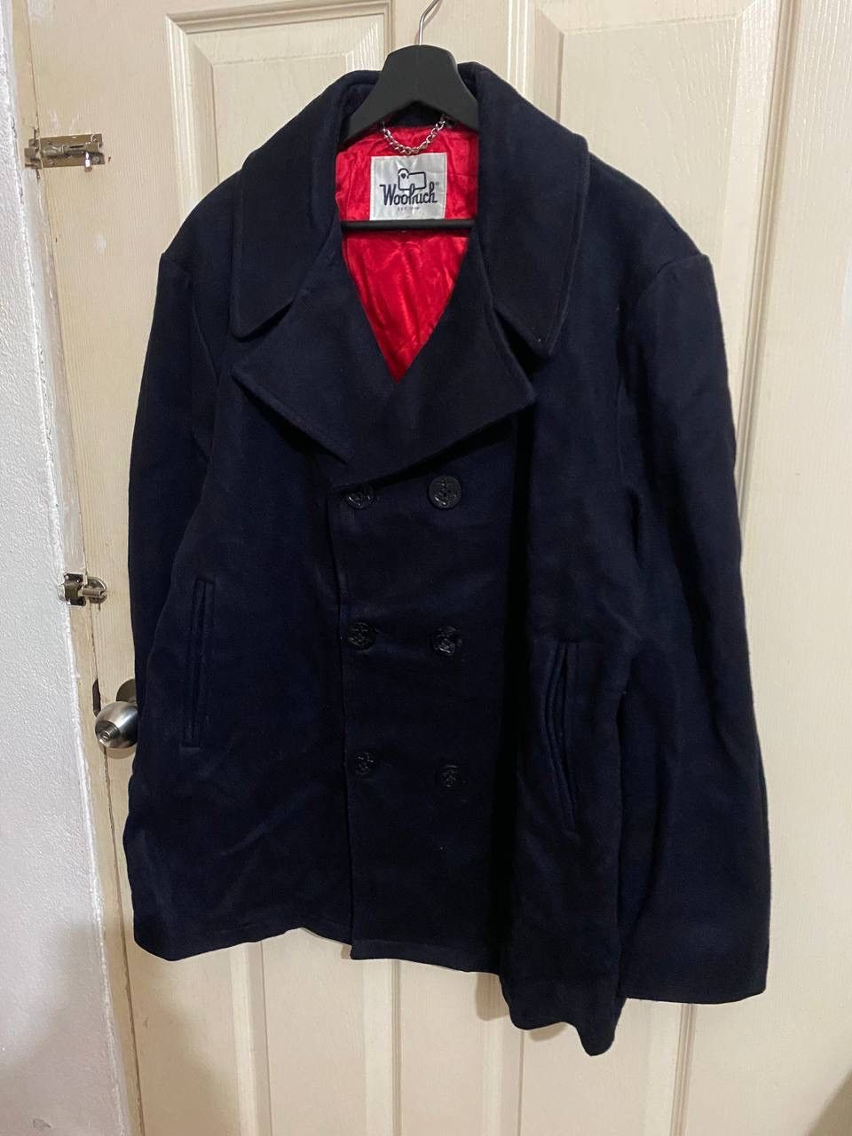 Woolrich Woolen Mills Vintage 80s Woolrich Double Breasted Coat Size US M / EU 48-50 / 2 - 6 Thumbnail