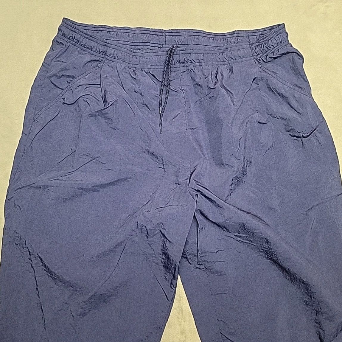 Nike VINTAGE Nike Pants Mens XL Blue Track Windbreaker Baggy Y2K 90s Streetwear Nike Pants Mens XL Blue Track Windbreaker Baggy Y2K 90s Retro Streetwear Size US 36 / EU 52 - 3 Thumbnail