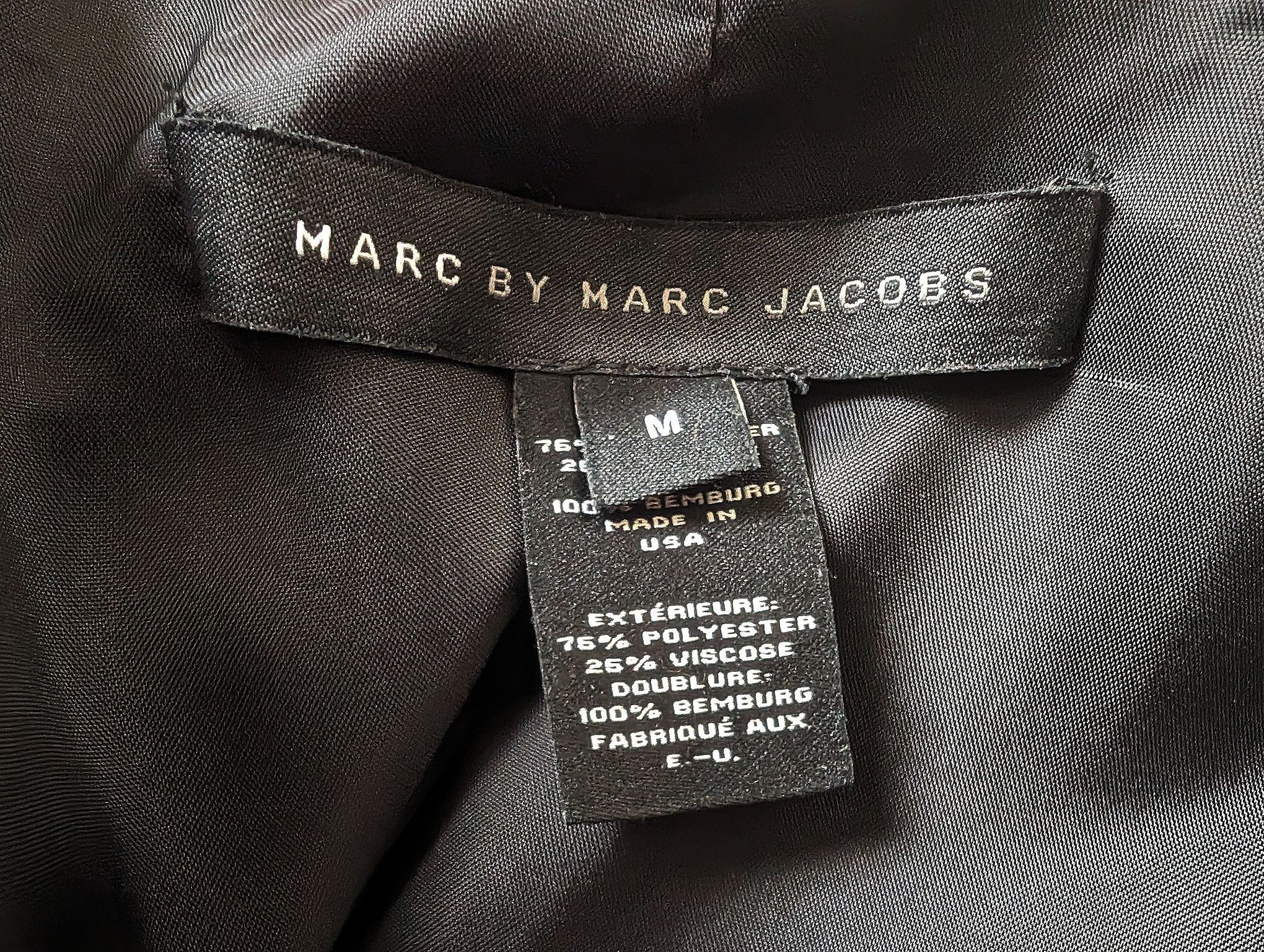Marc Jacobs Marc Jacobs Gunmetal Grey Sheen Blazer USA Size 40R - 5 Thumbnail