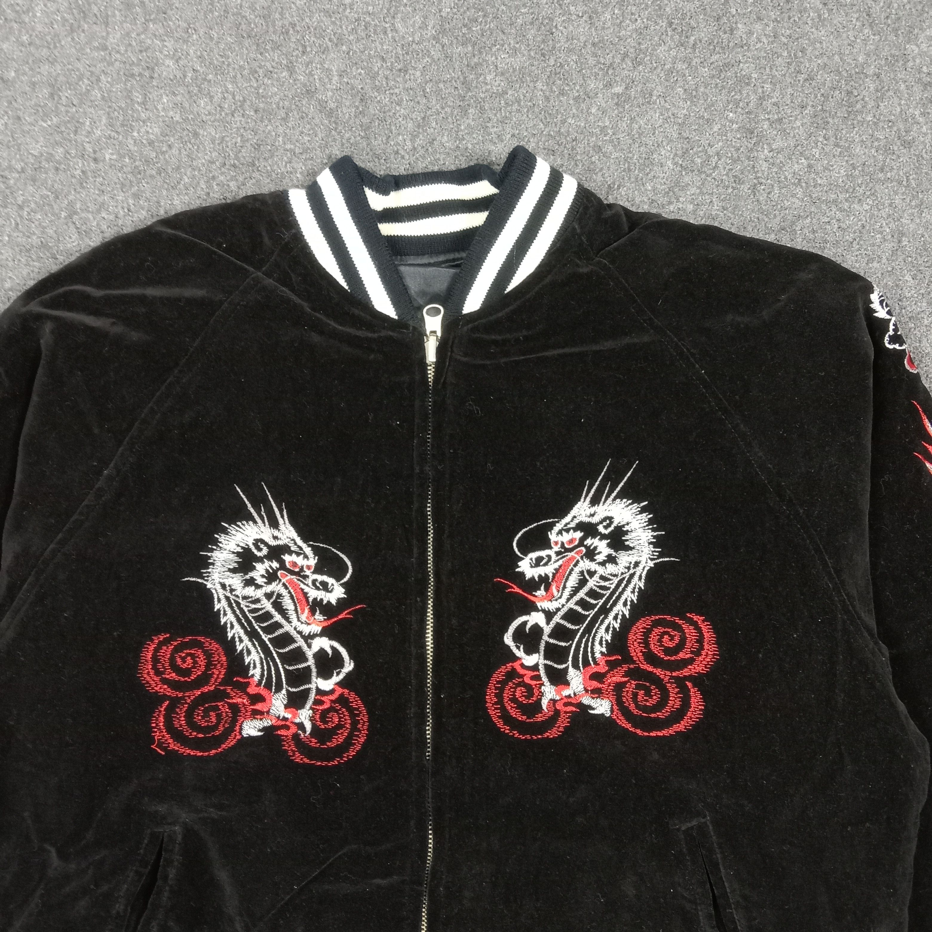 Japanese Brand Reversible Sukajan Bomber American Spirit Shoot One C291N24 Size US M / EU 48-50 / 2 - 8 Thumbnail