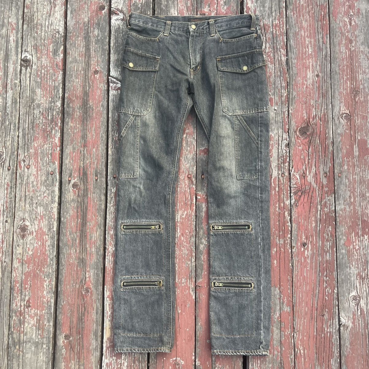 Undercover Undercover 02AW Witches Cell Division Cargo Denim Pants