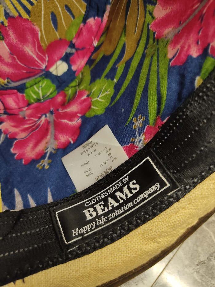 Beams Plus Vintage Beams Happy Life Solution Company Bucket Hat Size ONE SIZE - 6 Thumbnail