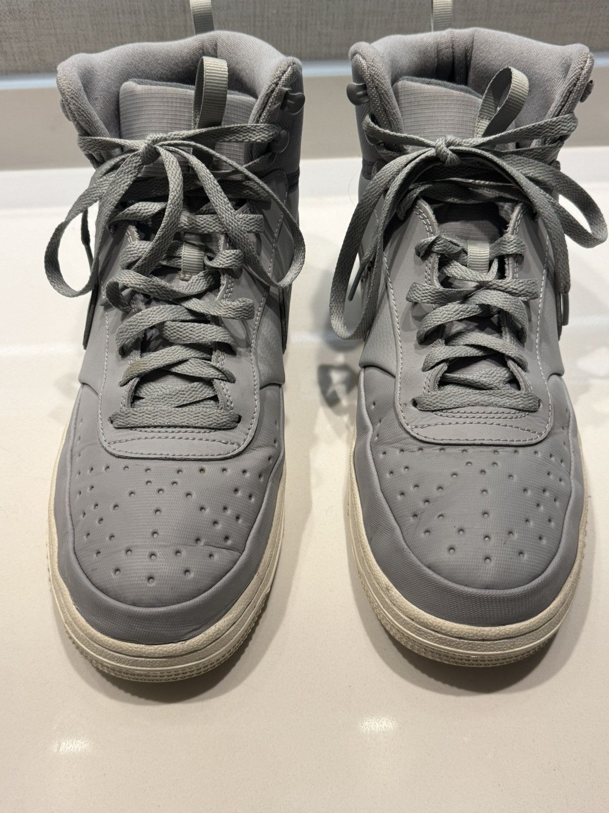Nike Nike Court Vision Mid Winter 'Wolf Grey' Size US 12 / EU 45 - 2 Thumbnail