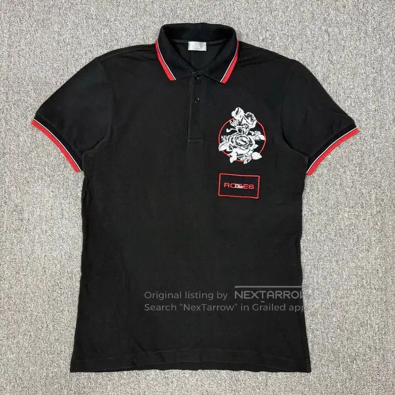Dior Dior Black Cotton Men's Polo Shirt . Size US M / EU 48-50 / 2 - 1 Thumbnail