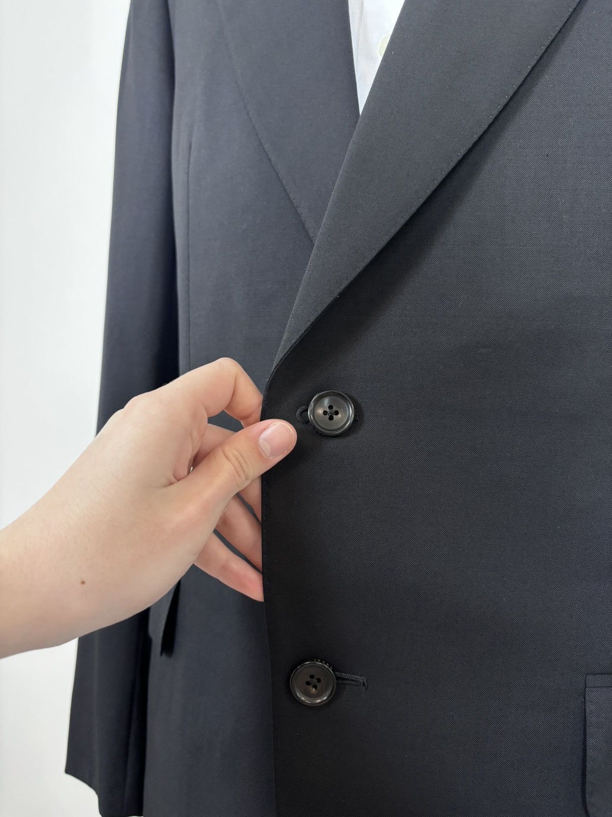 Gucci Gucci Tom Ford Era Men’s 2-Piece Black Wool Suit Size 42L - 6 Thumbnail