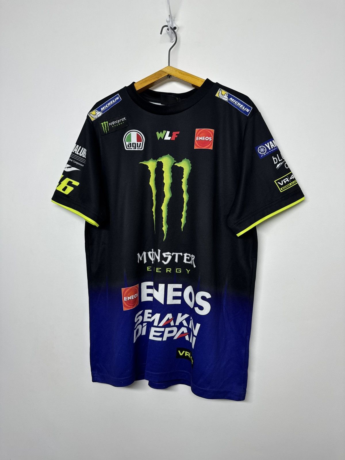 Yamaha Yamaha VR46 Vintage Monster Energy Racing Moto Jersey Size US M / EU 48-50 / 2 - 5 Thumbnail