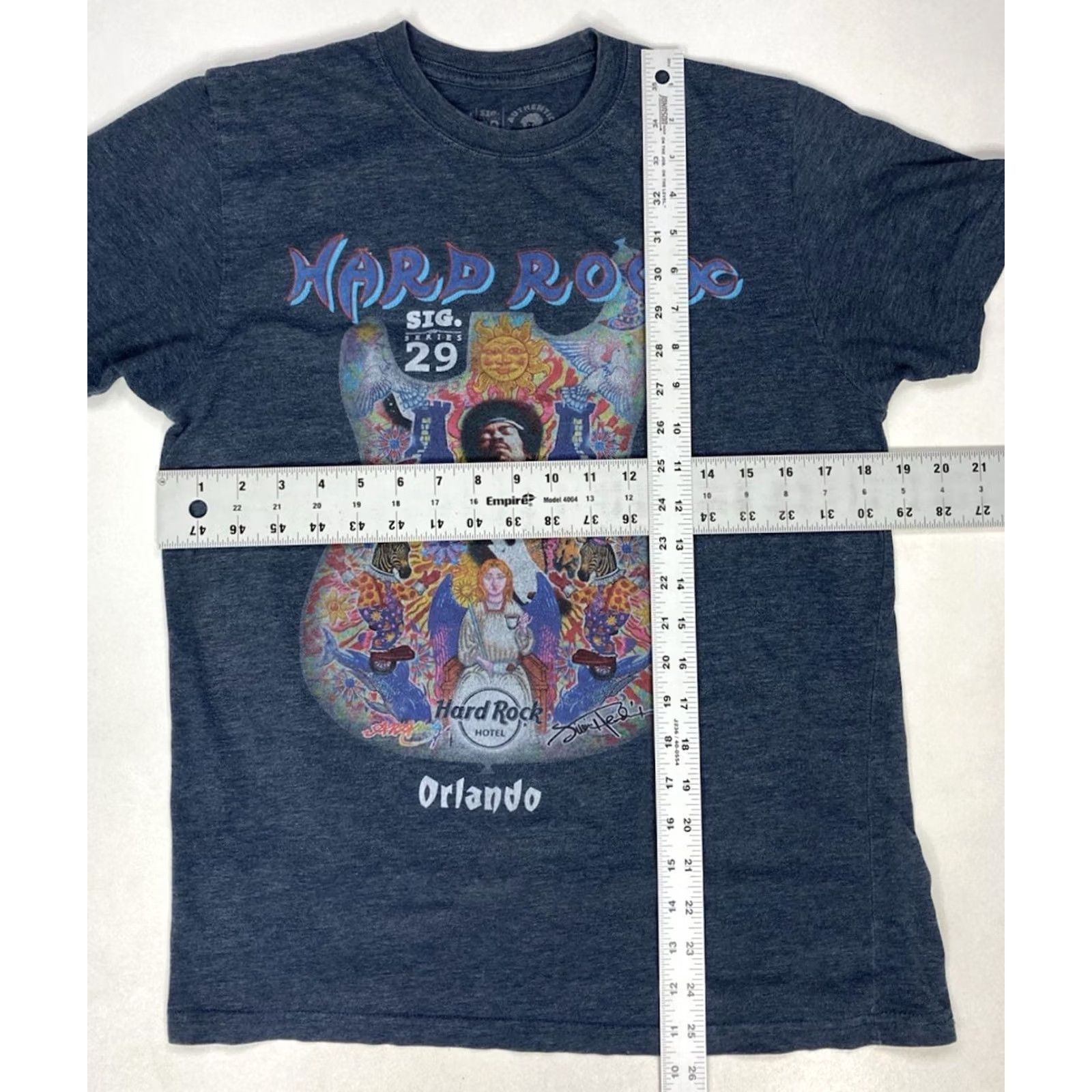 Hard Rock Cafe Hard Rock Jimi Hendrix T-Shirt Women Small Blue Music Shirt Size S / US 4 / IT 40 - 7 Thumbnail