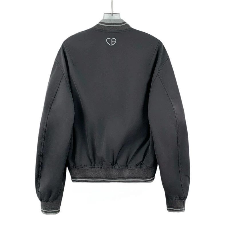 Dior Dior gray logo lettering jacket Size US M / EU 48-50 / 2 - 2 Thumbnail