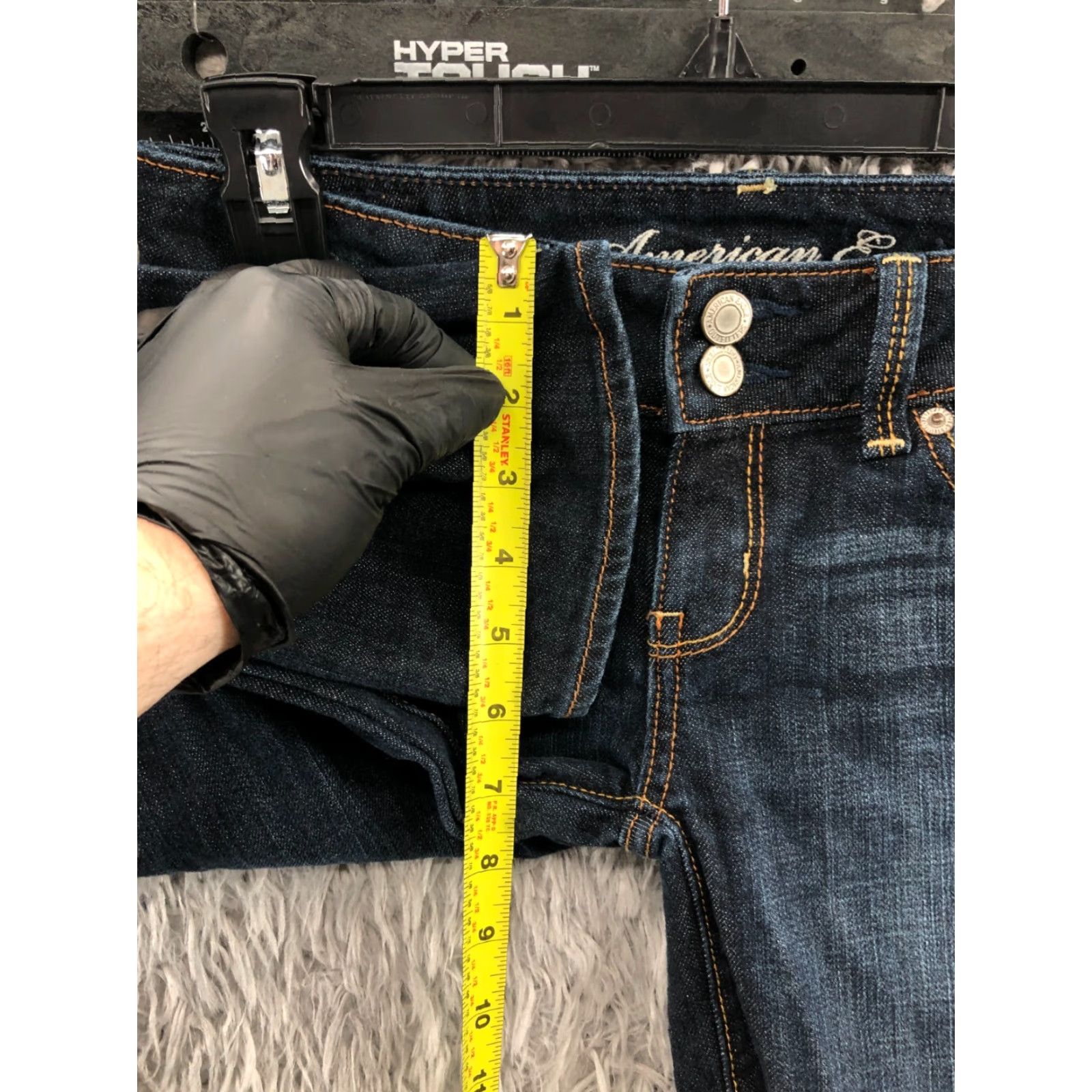 American Eagle Outfitters American Eagle Artist Crop Jeans Womens Size 0 Dark Wash Blue Size 25" / US 0 / IT 36 - 4 Thumbnail