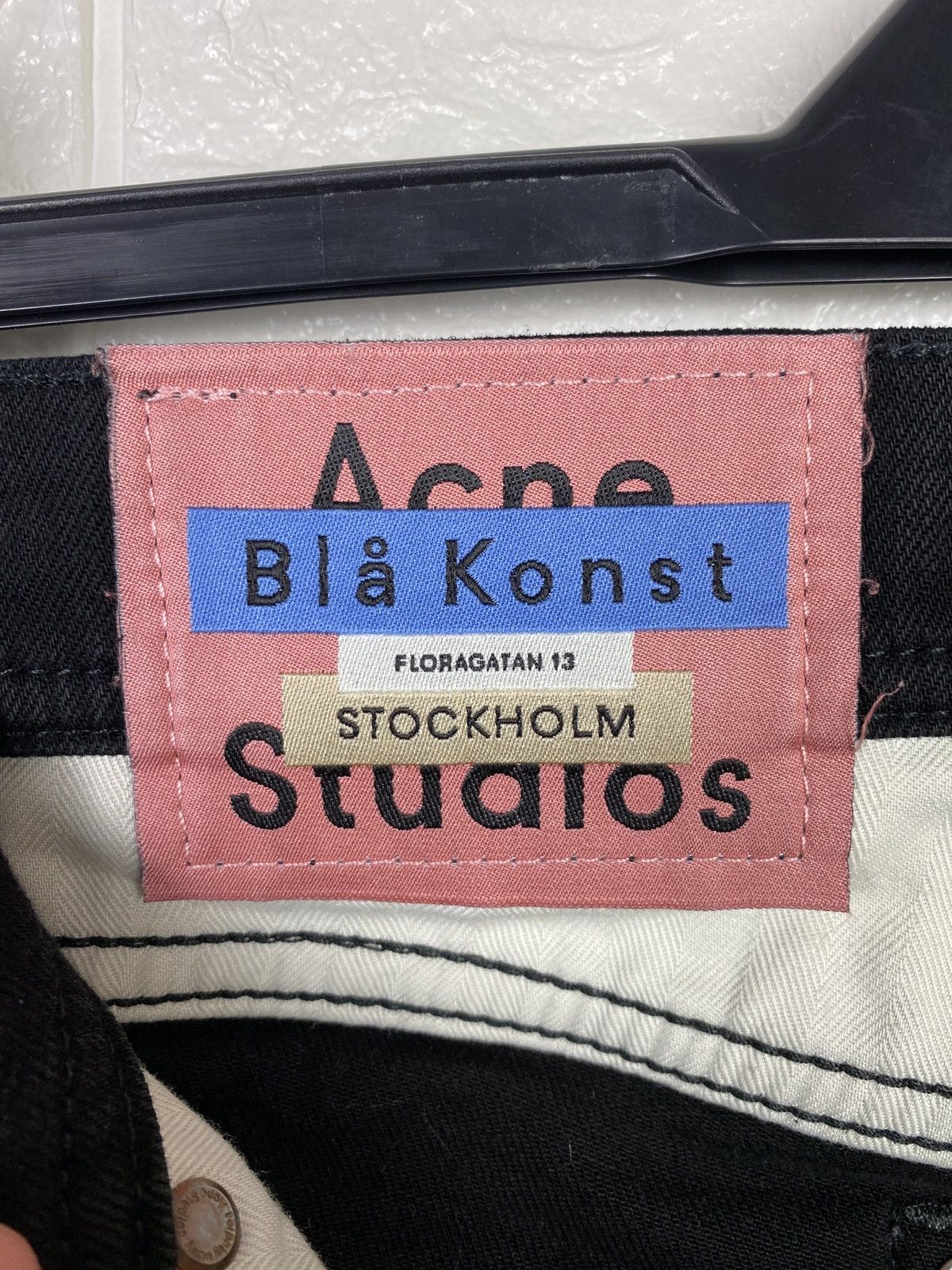 Acne Studios Acne Studios Men’s Bla Konst Stockholm Floragatan 13 North Size US 29 - 15 Thumbnail