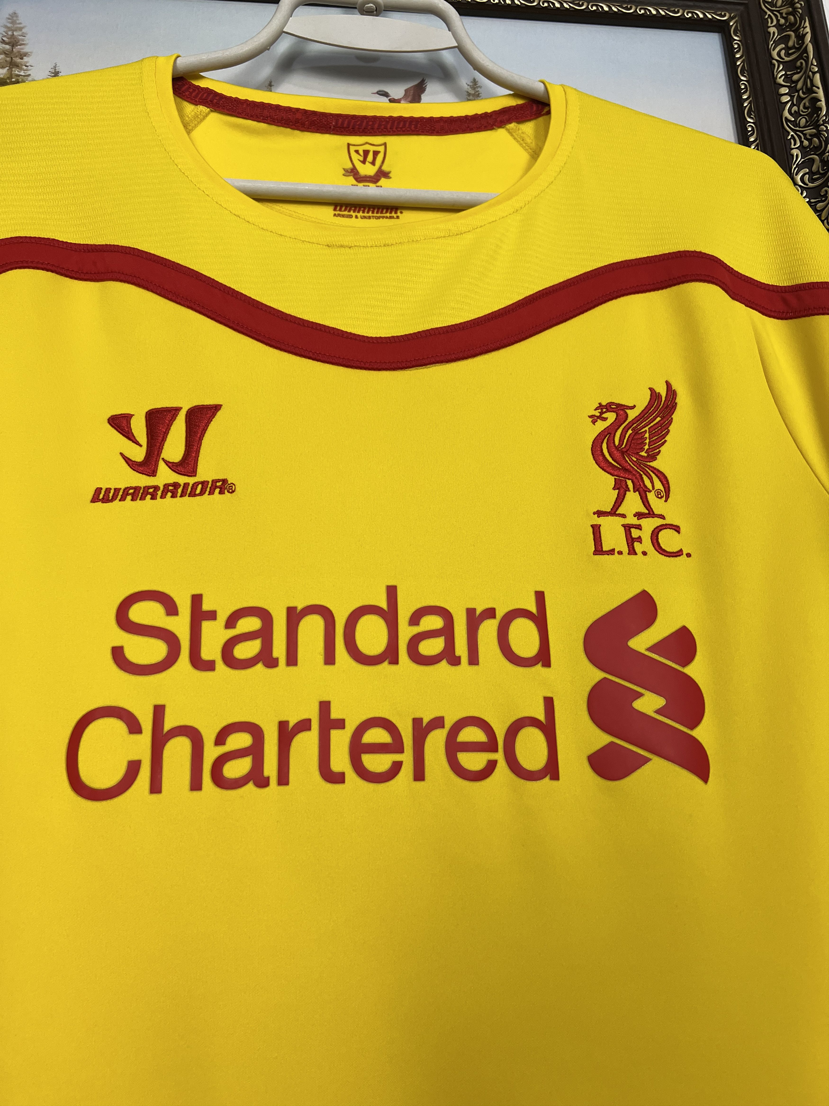 Warrior Liverpool football shirt 2014 Soccer Warrior Jersey Trikot Size US XL / EU 56 / 4 - 3 Thumbnail