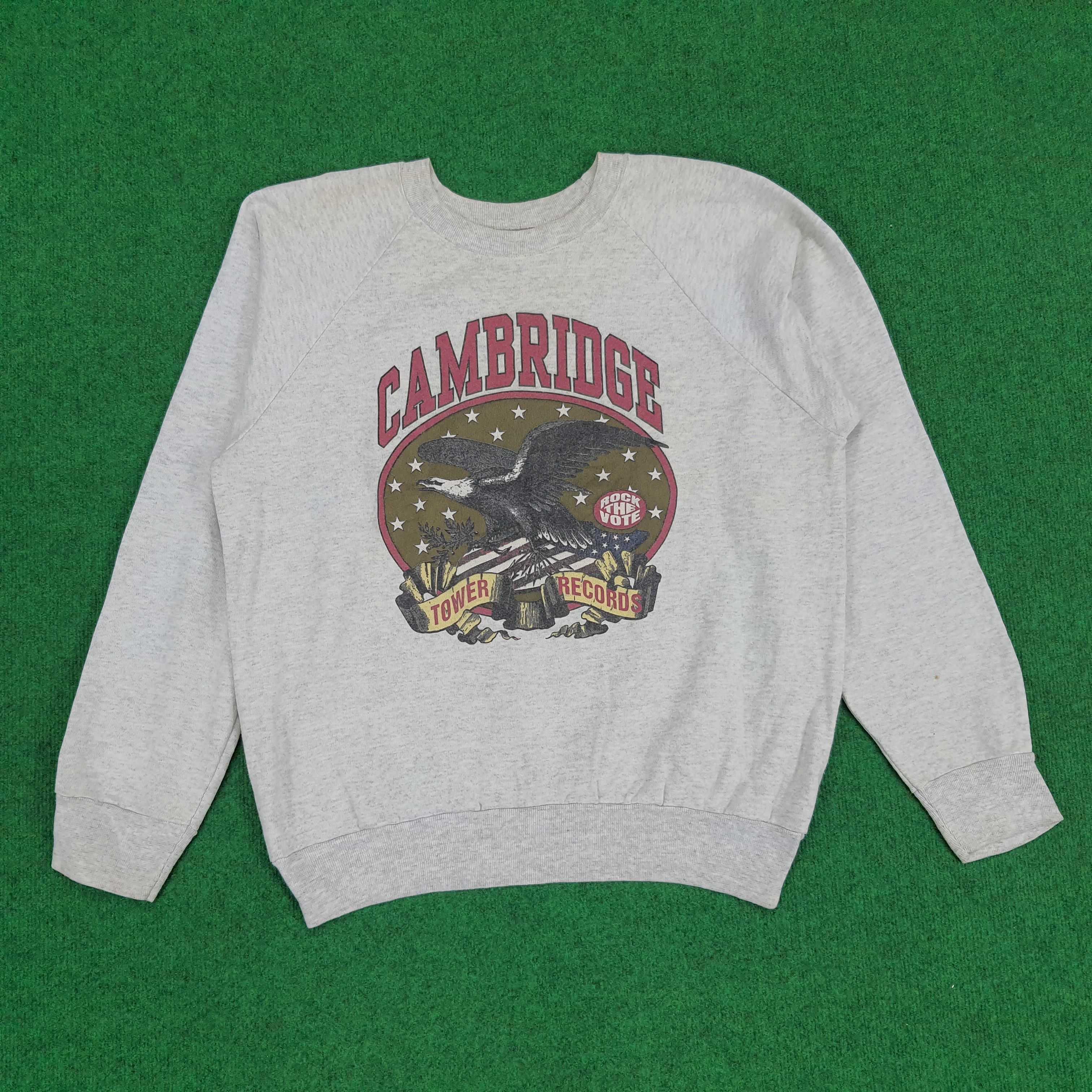 Other Vintage CAMBRIDGE Rock Tower Records Sweatshirt Size US L / EU 52-54 / 3 - 1 Thumbnail