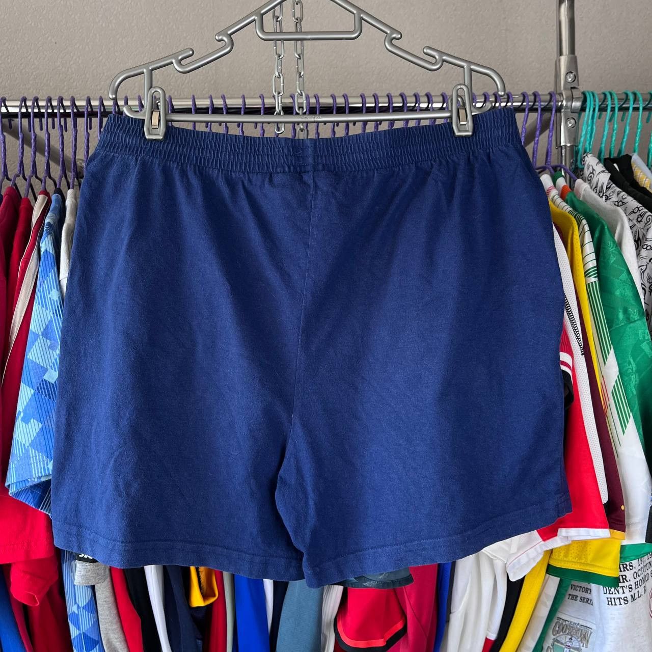 Nike Vintage 90s Nike Navy Blue Cotton Shorts Small Logo Size US 36 / EU 52 - 3 Thumbnail