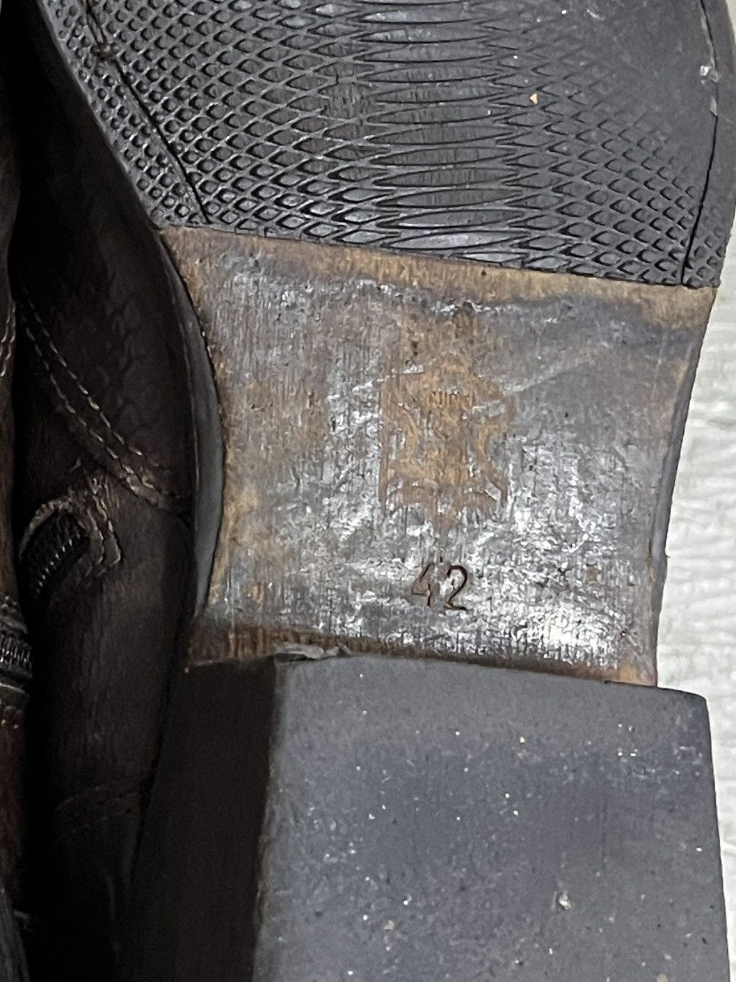 Hedi Slimane Leather Python Harness Boots Saint Laurent Wyatt Inspired Size US 9 / EU 42 - 13 Thumbnail