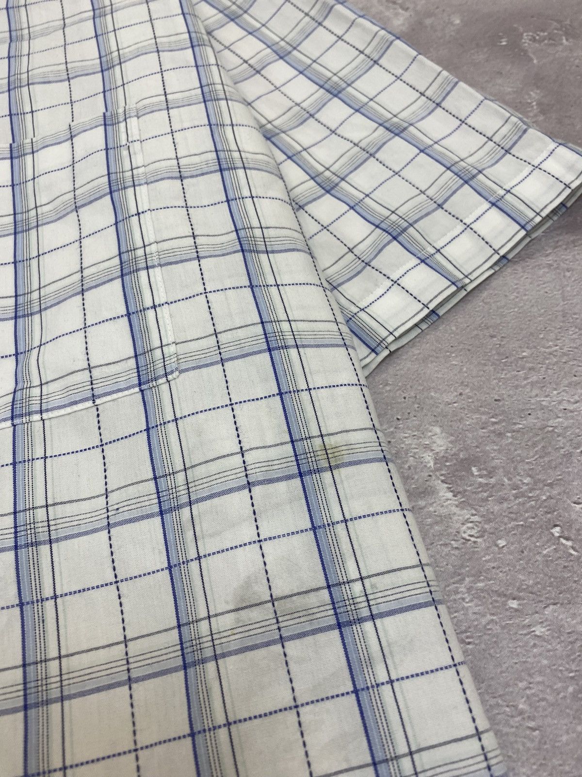 Yves Saint Laurent Vintage YSL Long Sleeve Checkered Tennis Shirt Short Sleeve Size US XL / EU 56 / 4 - 3 Thumbnail