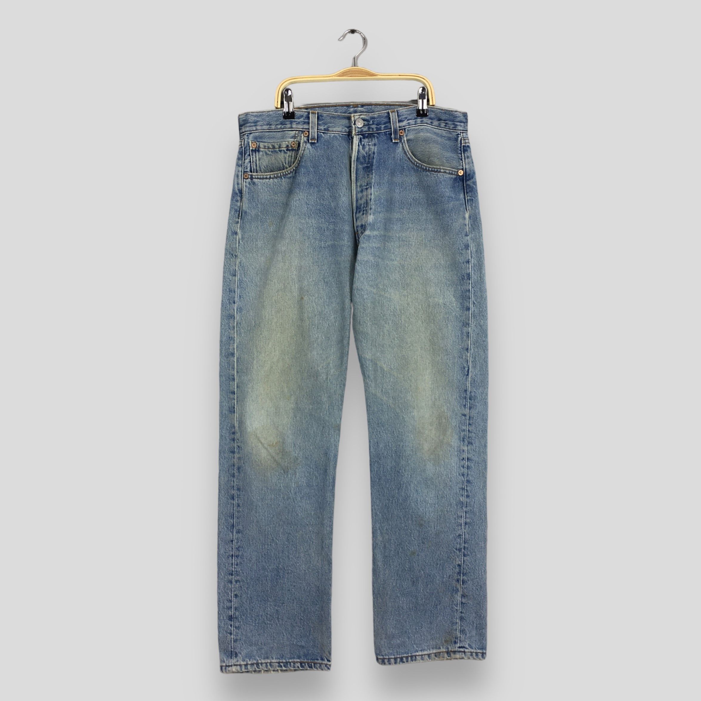 Levi's × Supreme Supreme x Levi's 501 Bleach Denim Jeans FW16 Sz