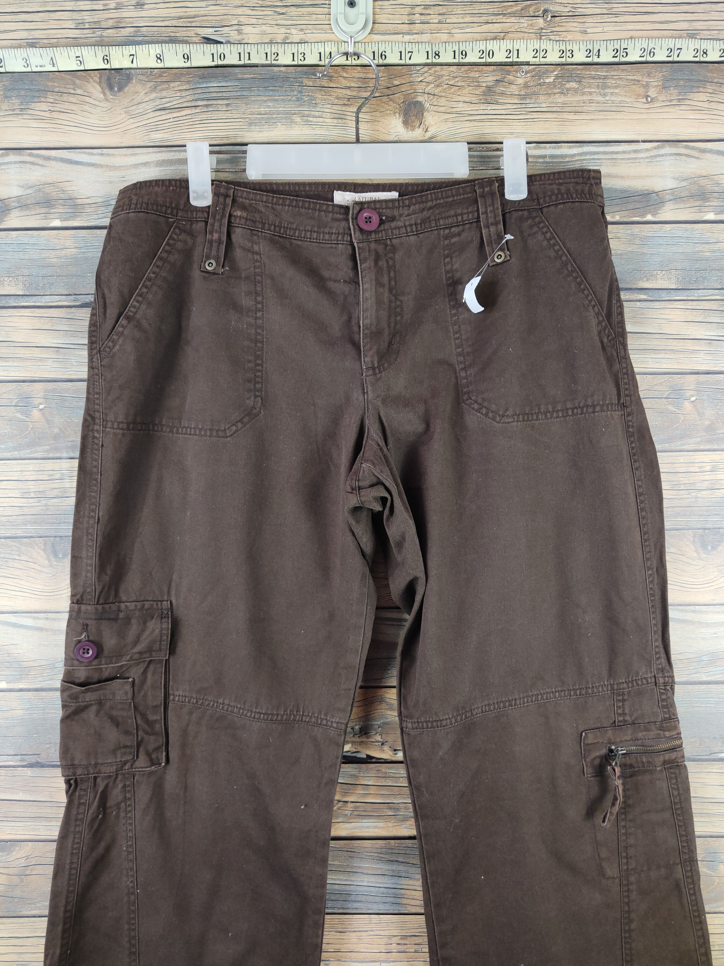 Other DL Natural Reflections Brown Multipocket Cargo Pants #943 Size 36" / US 14 / IT 50 - 3 Thumbnail