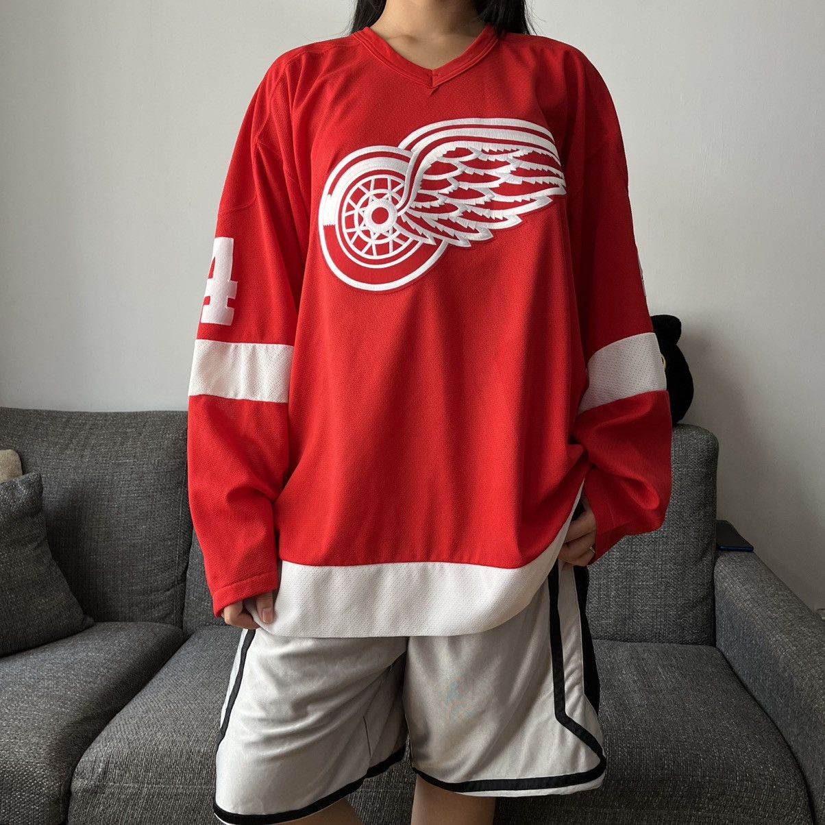 Ccm × NHL VintageCCM Detroit RedWings#14 Brendan Shanahan HockeyJersey Size US L / EU 52-54 / 3 - 2 Thumbnail