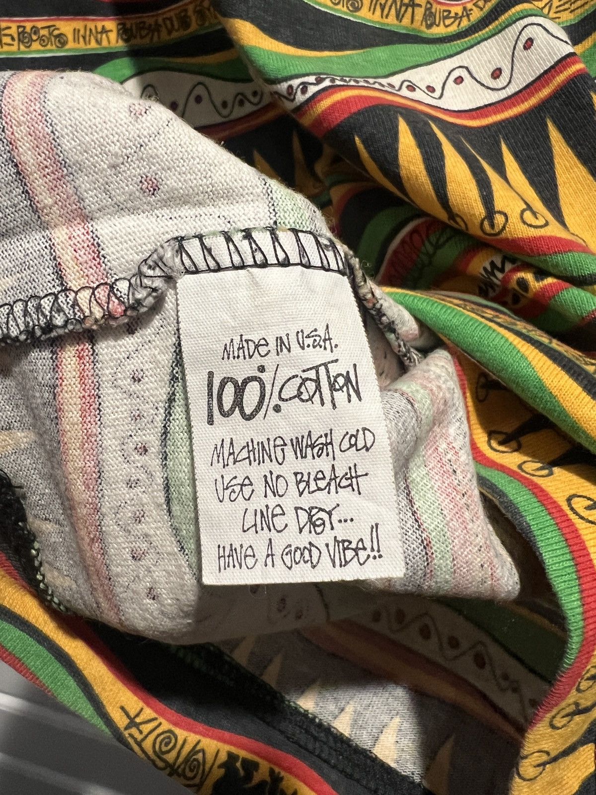 Stussy Vintage Stussy Roots Rasta All Over Print 90s Size US M / EU 48-50 / 2 - 5 Thumbnail