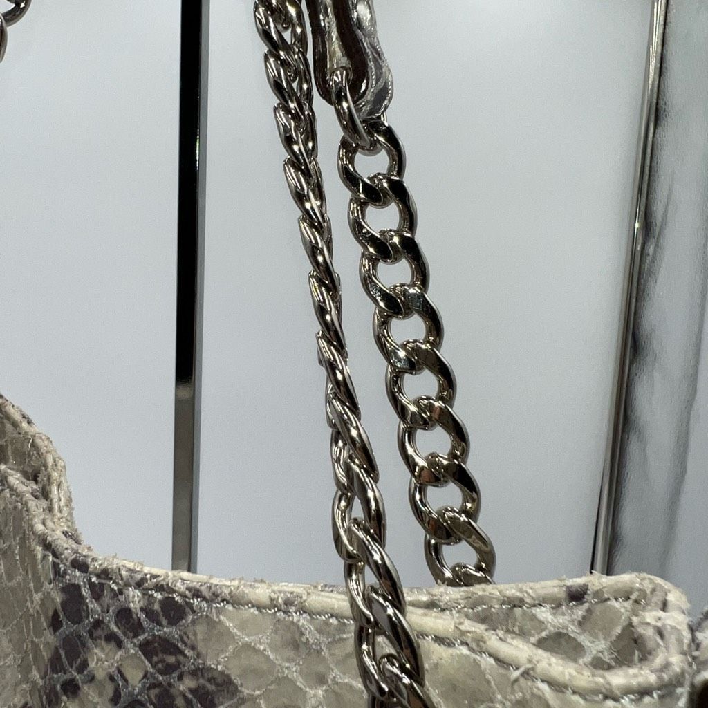 Michael Kors MICHAEL KORS Chain Python Leather JET SET Tote Hobo Convertible Shoulder Bag WITH UNBRANDED CHAIN Size ONE SIZE - 5 Thumbnail