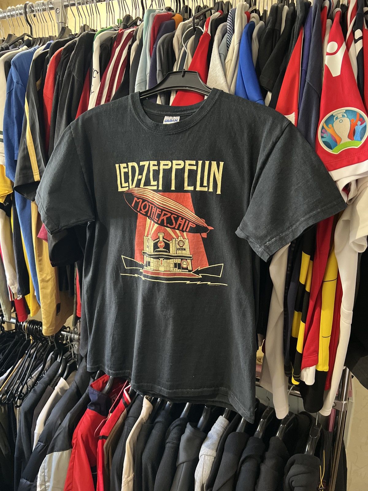 Band Tees × Vintage 2007 VINTAGE LED ZEPPELIN MOTHERSHIP AOP BAND ROCK T SHIRT Size US M / EU 48-50 / 2 - 1 Thumbnail
