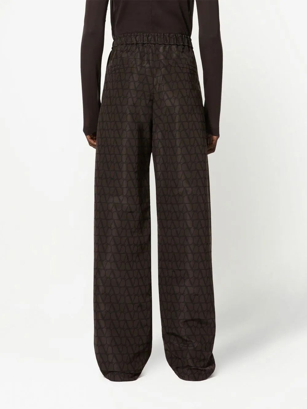 Valentino o1y0525 Jogger & Sweatpant in Dark Brown/Black Size US 32 / EU 48 - 3 Thumbnail