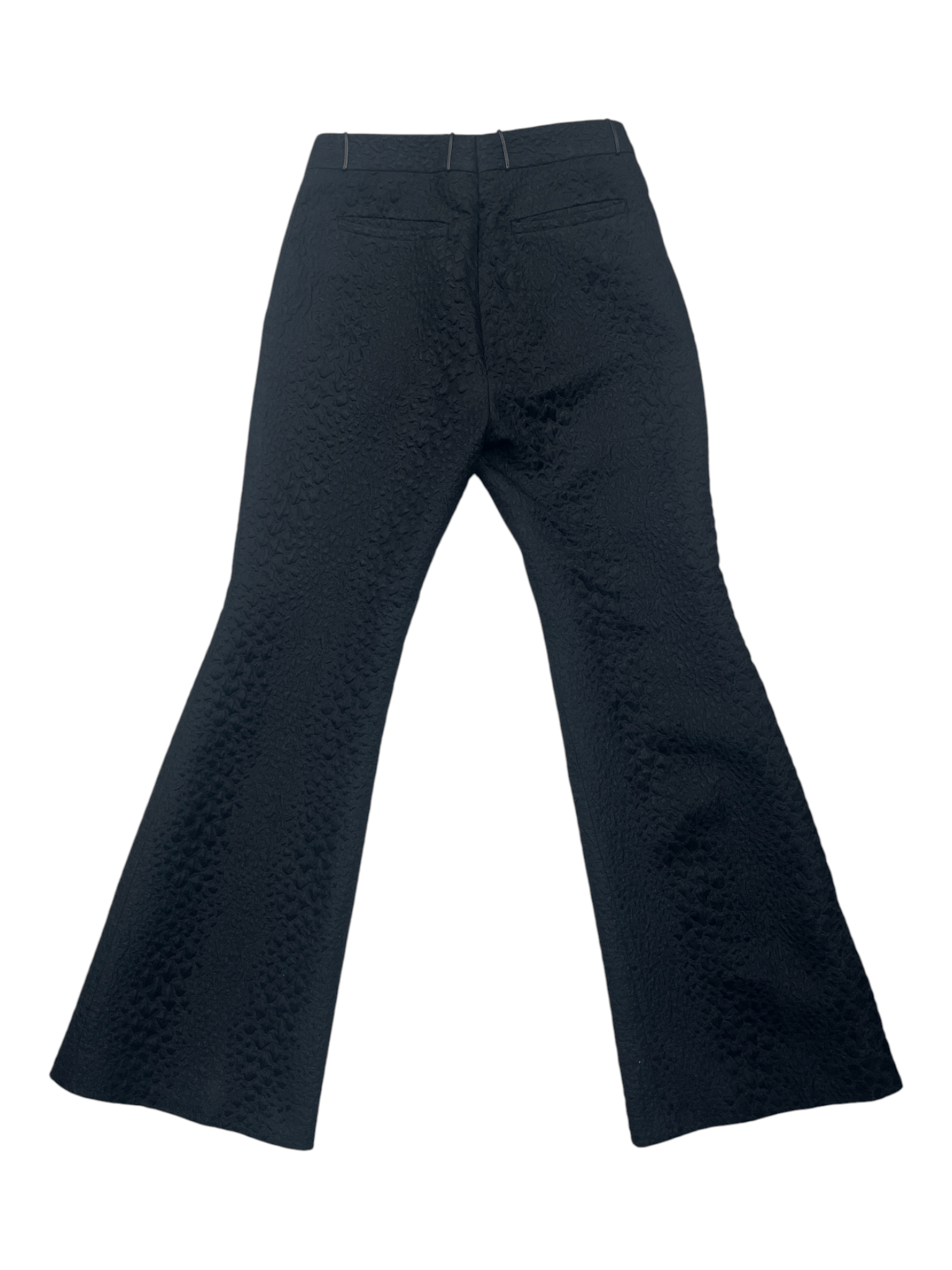 Gucci Gucci Black Animal Print Bell Bottom Pants Size 26" / US 2 / IT 38 - 2 Thumbnail