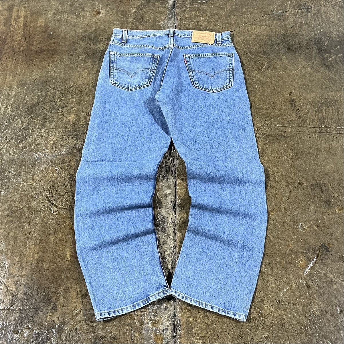 Levi's × Vintage Crazy Vintage 90s Levi's 505 Faded Essential Skater Jeans Size US 34 / EU 50 - 1 Thumbnail