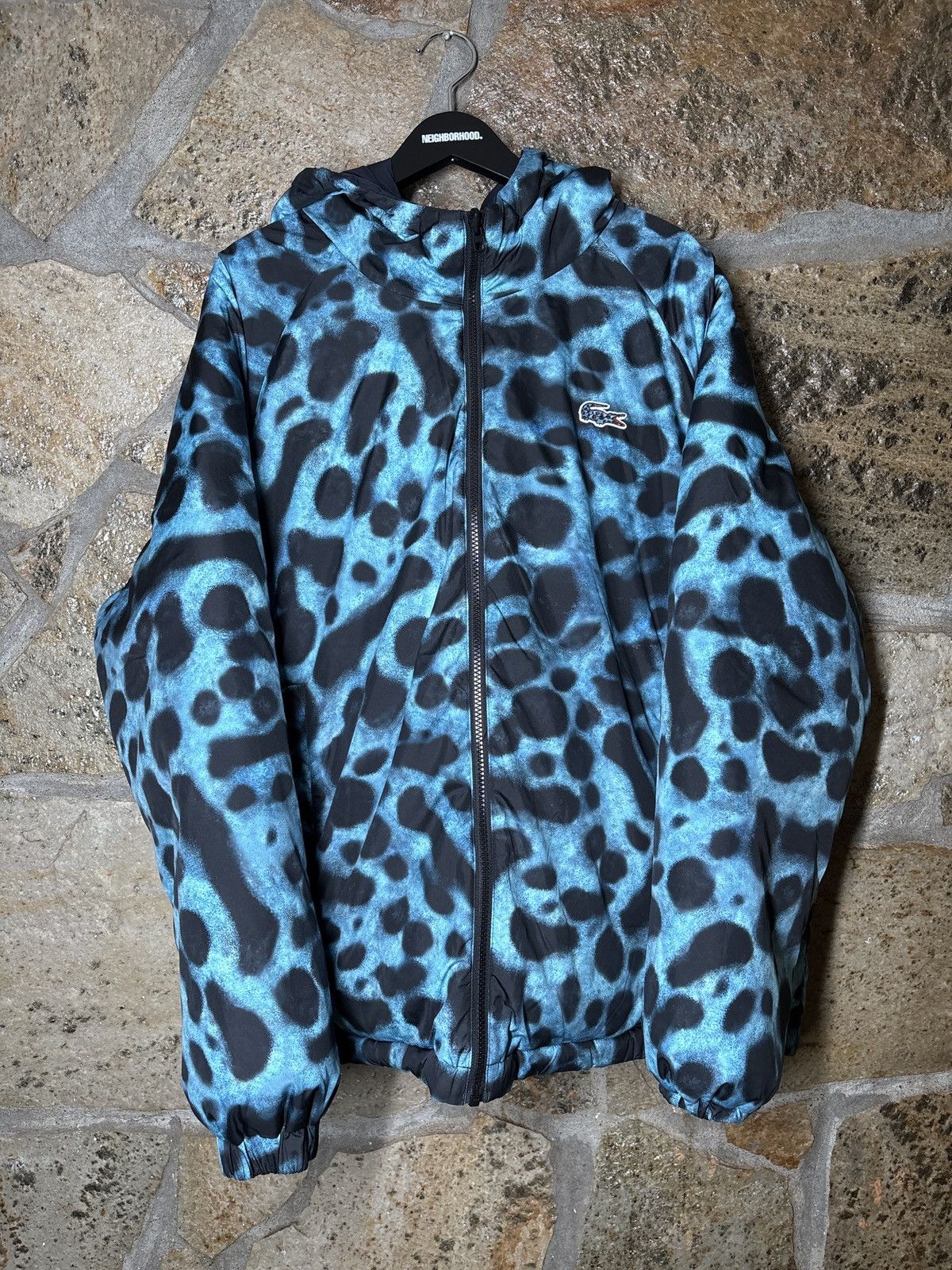 Lacoste National Geographic Reversible Puffer Coat