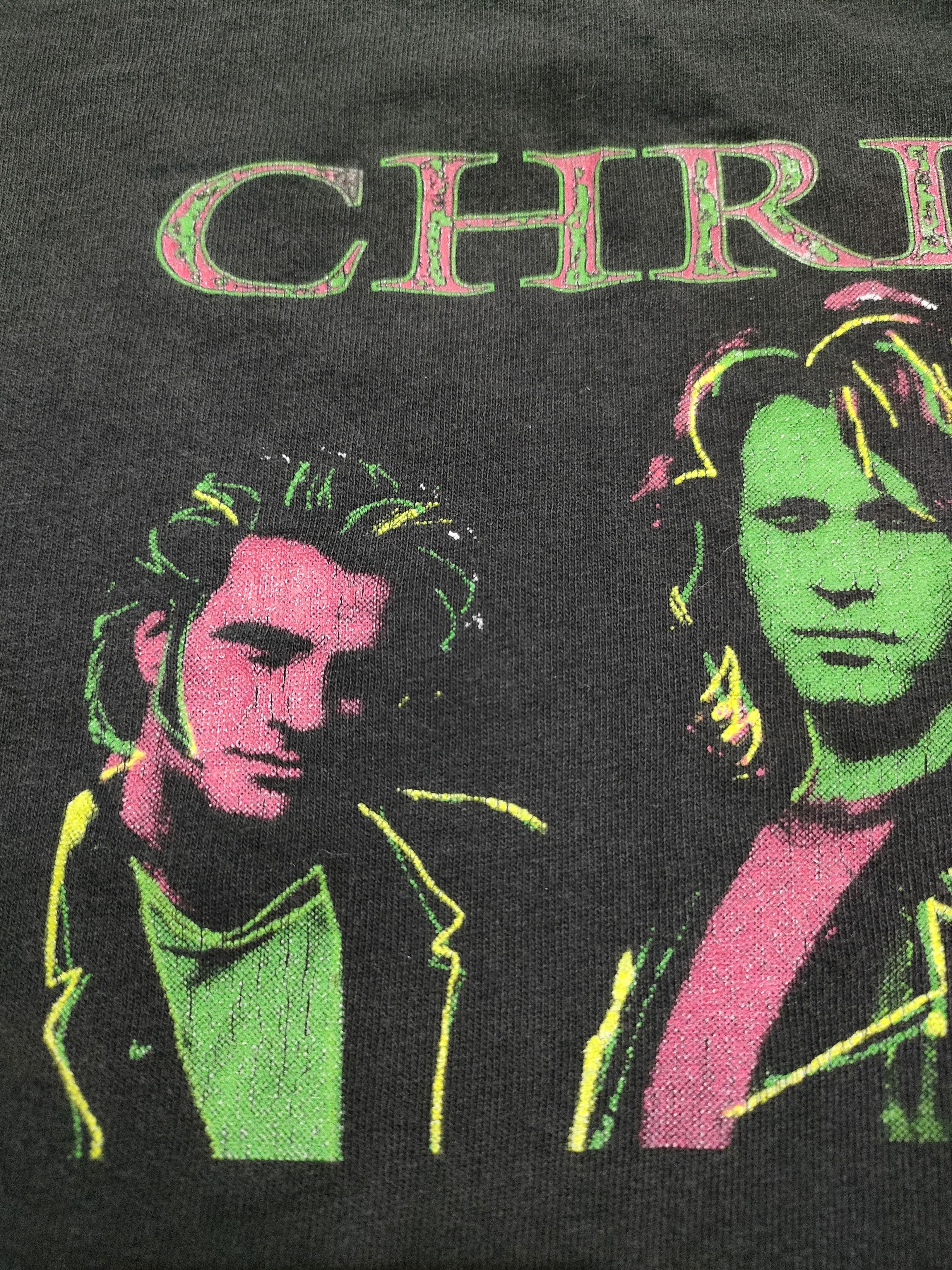 Band Tees × Vintage 90s Vintage BON JOVI CHRISTMAS '94 Tour T-Shirt Rock Band Size US XL / EU 56 / 4 - 14 Thumbnail