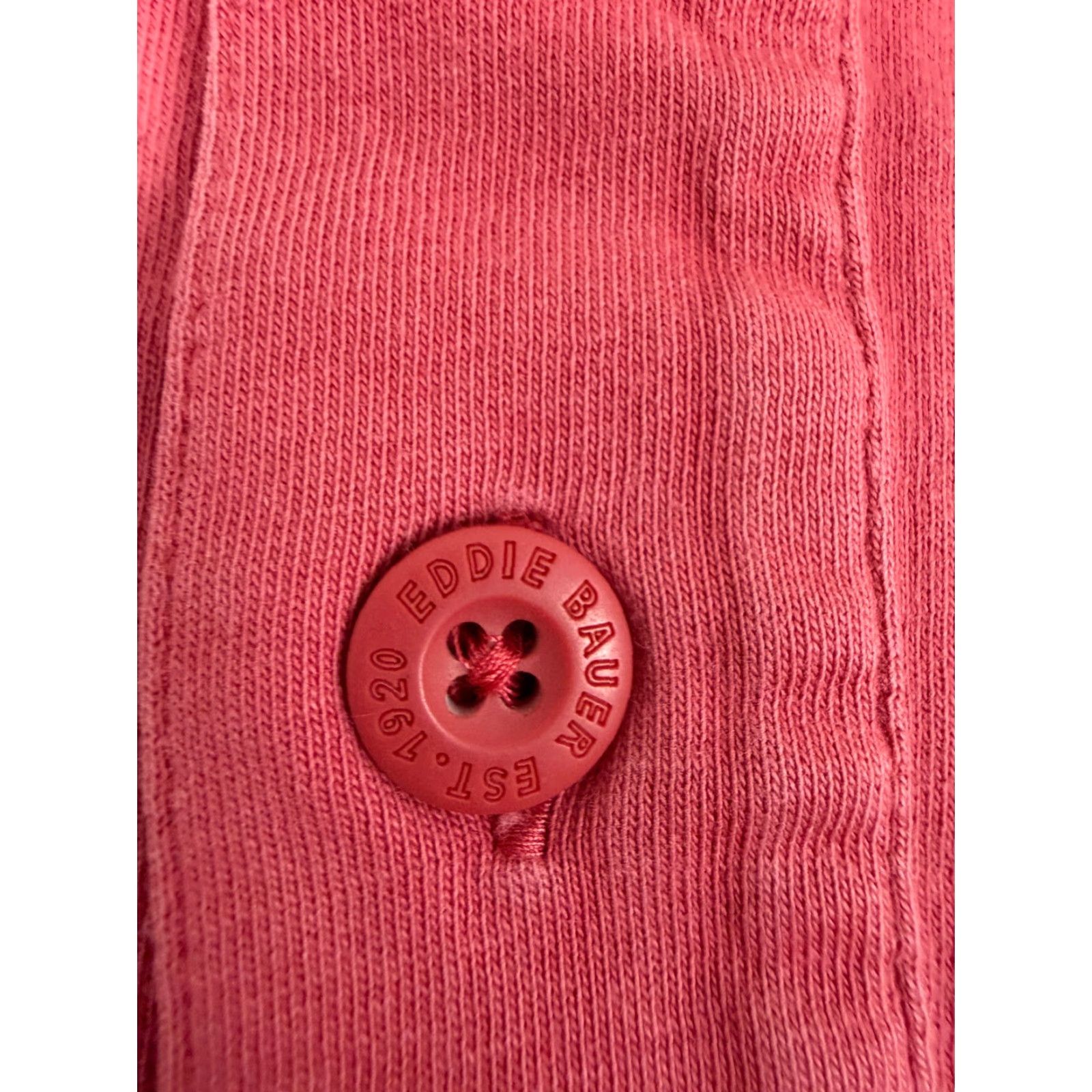 Eddie Bauer VINTAGE Eddie Bauer Henley Shirt Men M Pink Cotton Jersey Short Sleeve Regular Fit T-Shirt Outdoor 90s Size US M / EU 48-50 / 2 - 6 Thumbnail