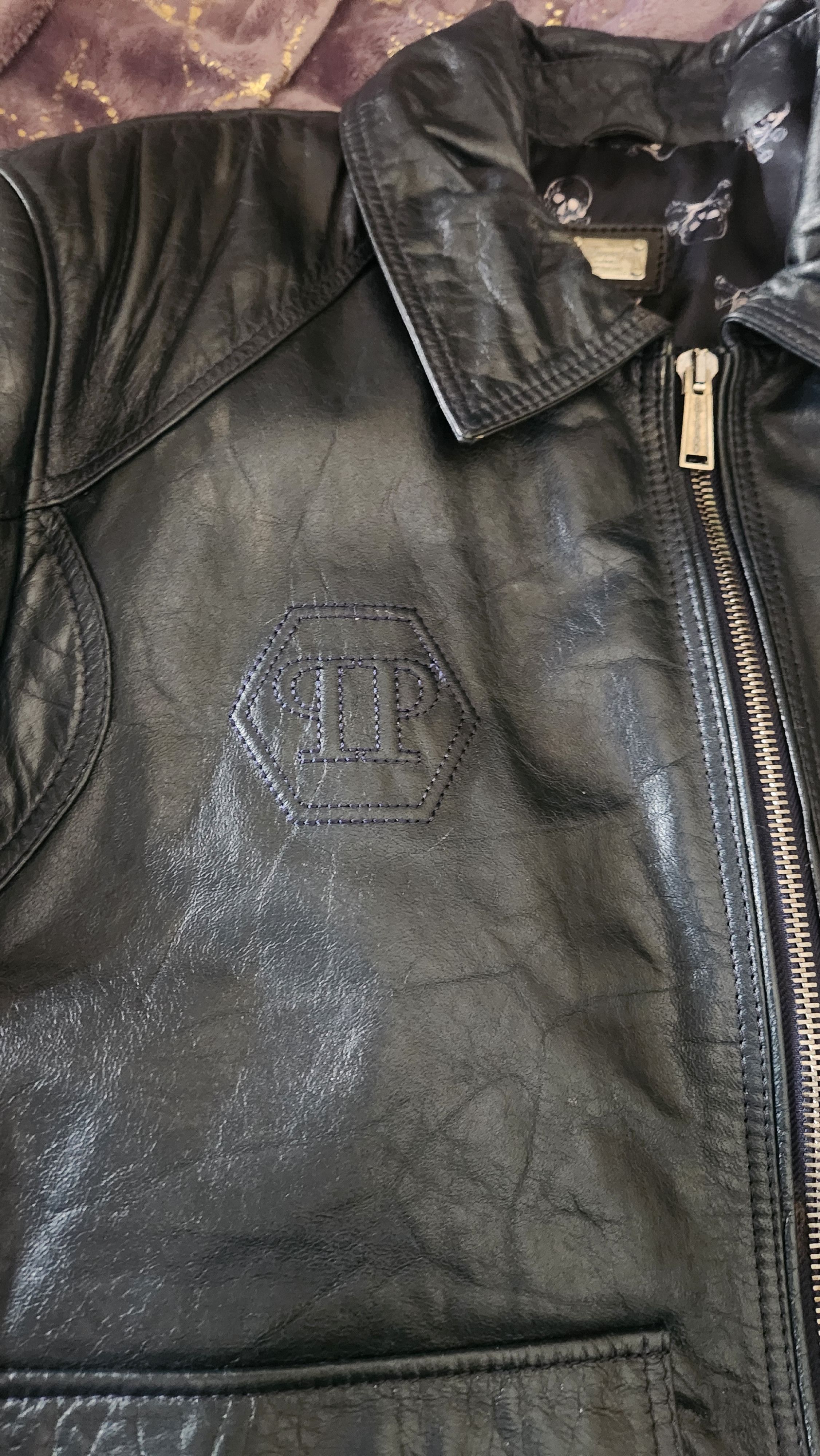 Philipp Plein Phillip Plein Leather Jacket Size US XL / EU 56 / 4 - 2 Thumbnail