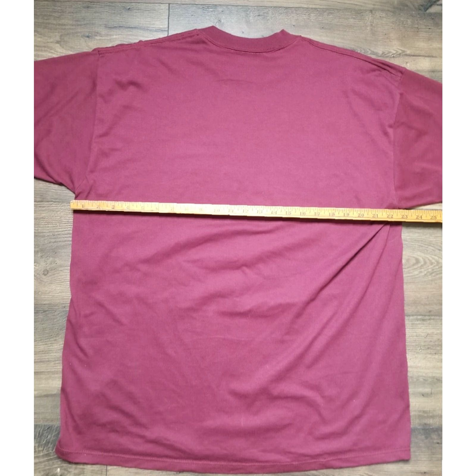 Jerzees VINTAGE Mens XL Race Of Faith 90s Maroon T-Shirt Hebrews 12:1-2 JERZEES Jesus RA Re a? Size US XL / EU 56 / 4 - 4 Thumbnail