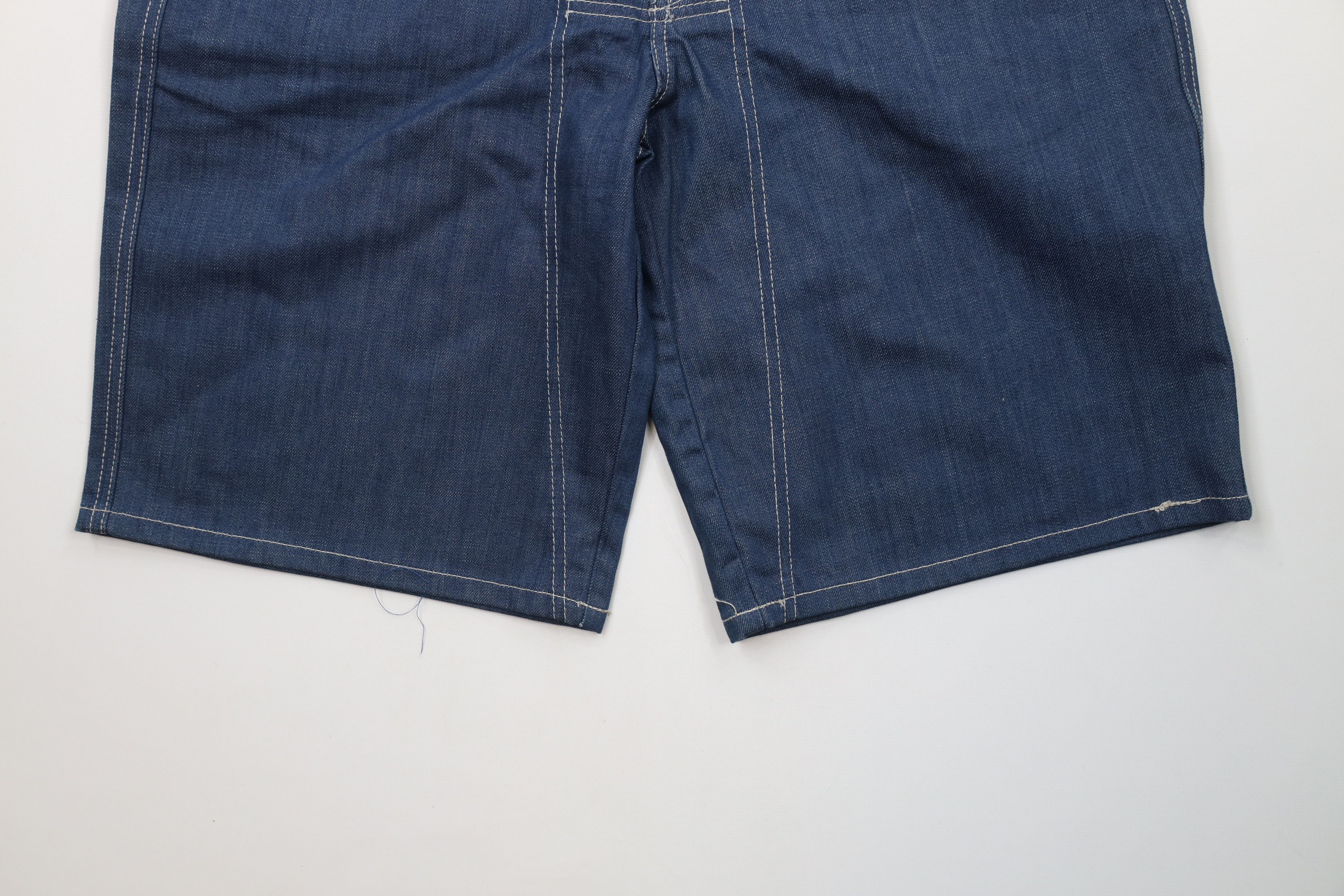 Marithe + Francois Girbaud × Vintage Deadstock Vintage 90s Marithe Francois Girbaud Jean Shorts Size US 33 - 4 Thumbnail