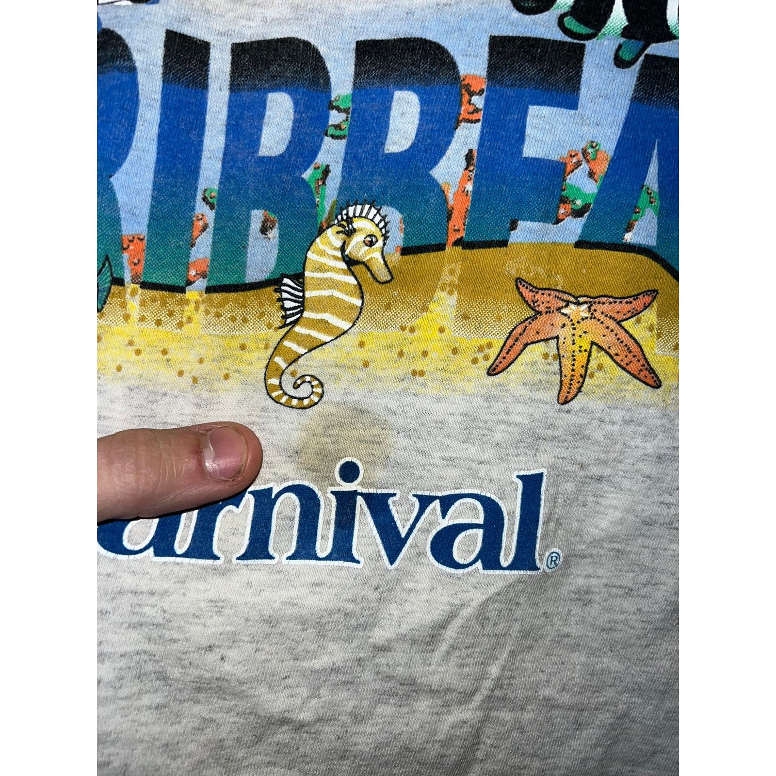 Vintage Vintage Caribbean Shirt Carnival Fun Ship Graphic Tee 90s L Size US L / EU 52-54 / 3 - 6 Thumbnail