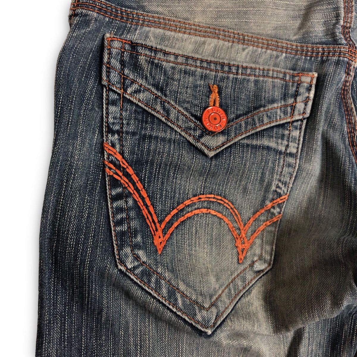 Edwin Vintage Edwin Faded Whiskers Denim Jeans Size US 32 / EU 48 - 12 Thumbnail