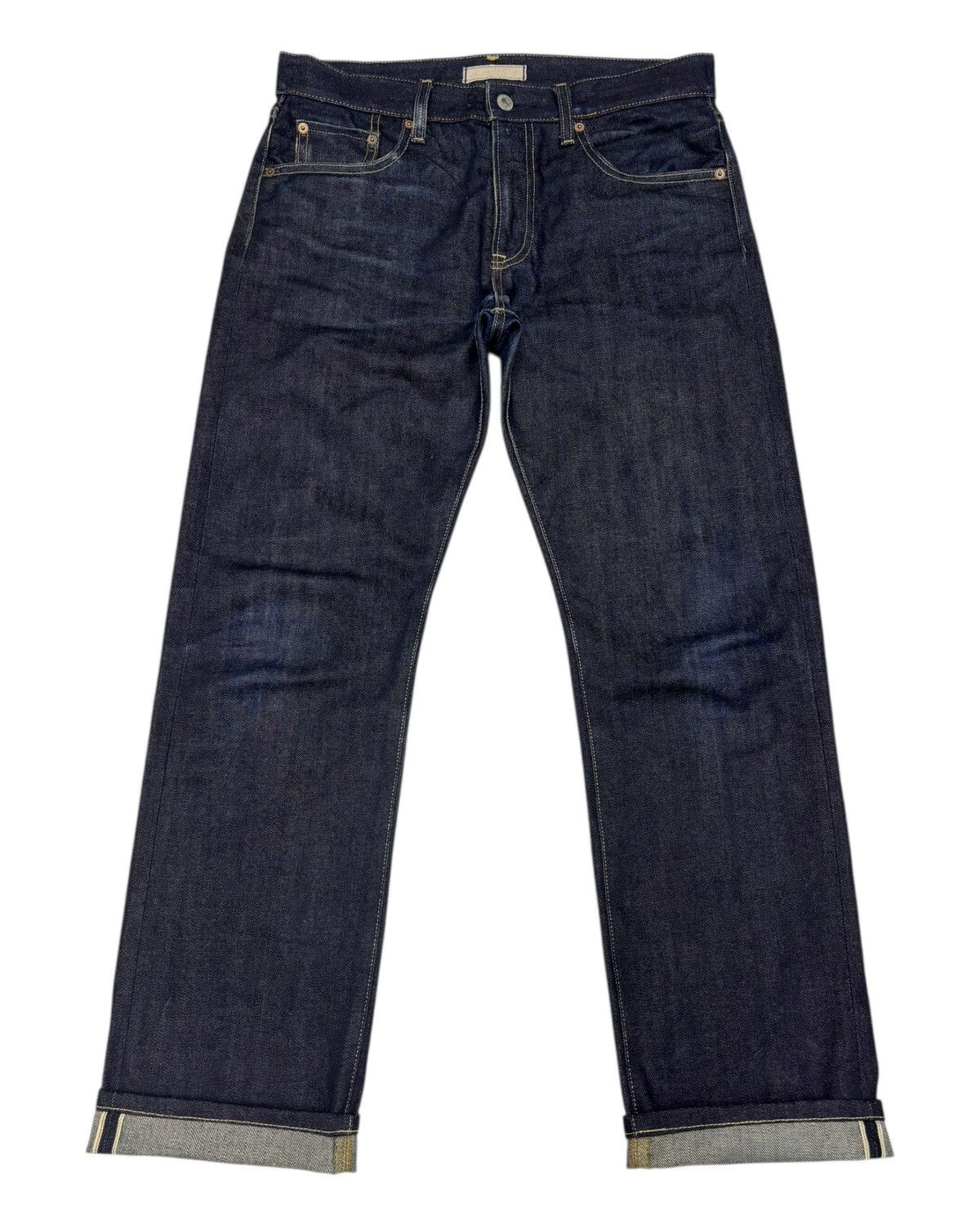Undercover × Uniqlo NOS🔥UNIQLO JAPAN SELVEDGE BLUE DENIM JEANS UNDERCOVER STYLE Size US 30 / EU 46 - 1 Thumbnail